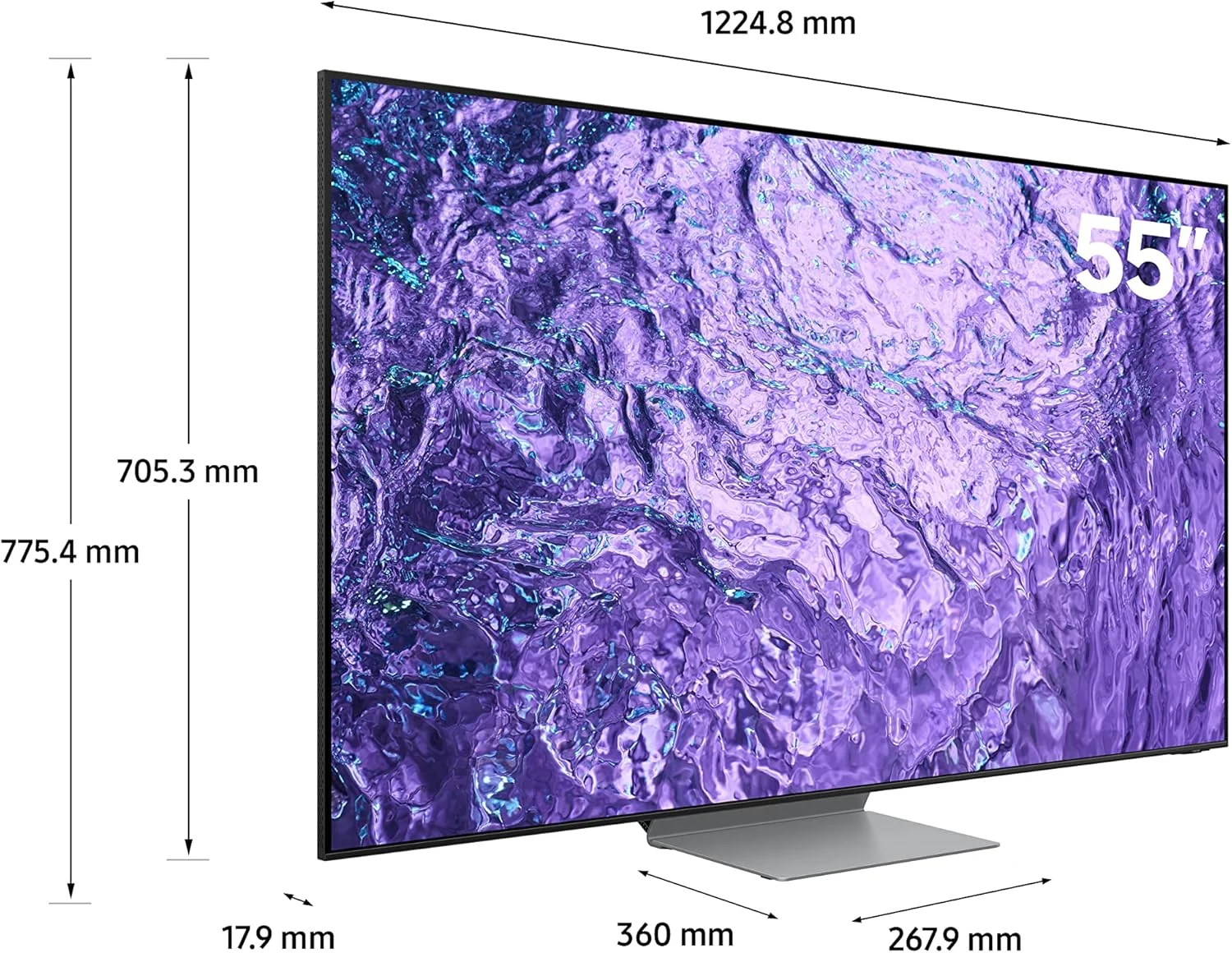تلویزیون هوشمند سامسونگ Neo QLED 8K مدل QN700C سایز 55 اینچ، رنگ تیتان مشکی، سال 2023، مجهز به تکنولوژی Quantum Matrix، OTS Lite و Dolby Atmos، مدل QA55QN700CUXZN (بازسازی شده) تلویزیون هوشمند سامسونگ Neo QLED 8K مدل QN700C سایز 55 اینچ، رنگ تیتان مشکی، سال 2023، مجهز به تکنولوژی Quantum Matrix، OTS Lite و Dolby Atmos، مدل QA55QN700CUXZN (بازسازی شده)