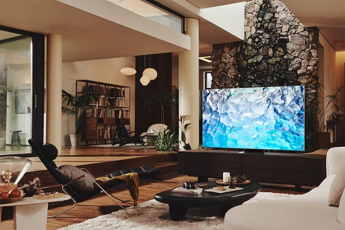 تلویزیون 85 اینچ Neo QLED سامسونگ، QN900B، 8K، Mini LED، فناوری Quantum Matrix Pro، صفحه نمایش Infinity، Dolby Atmos، تلویزیون هوشمند Tizen، QA85QN900BUXZN (نسخه امارات متحده عربی - 2022) تلویزیون 85 اینچ Neo QLED سامسونگ، QN900B، 8K، Mini LED، فناوری Quantum Matrix Pro، صفحه نمایش Infinity، Dolby Atmos، تلویزیون هوشمند Tizen، QA85QN900BUXZN (نسخه امارات متحده عربی - 2022)