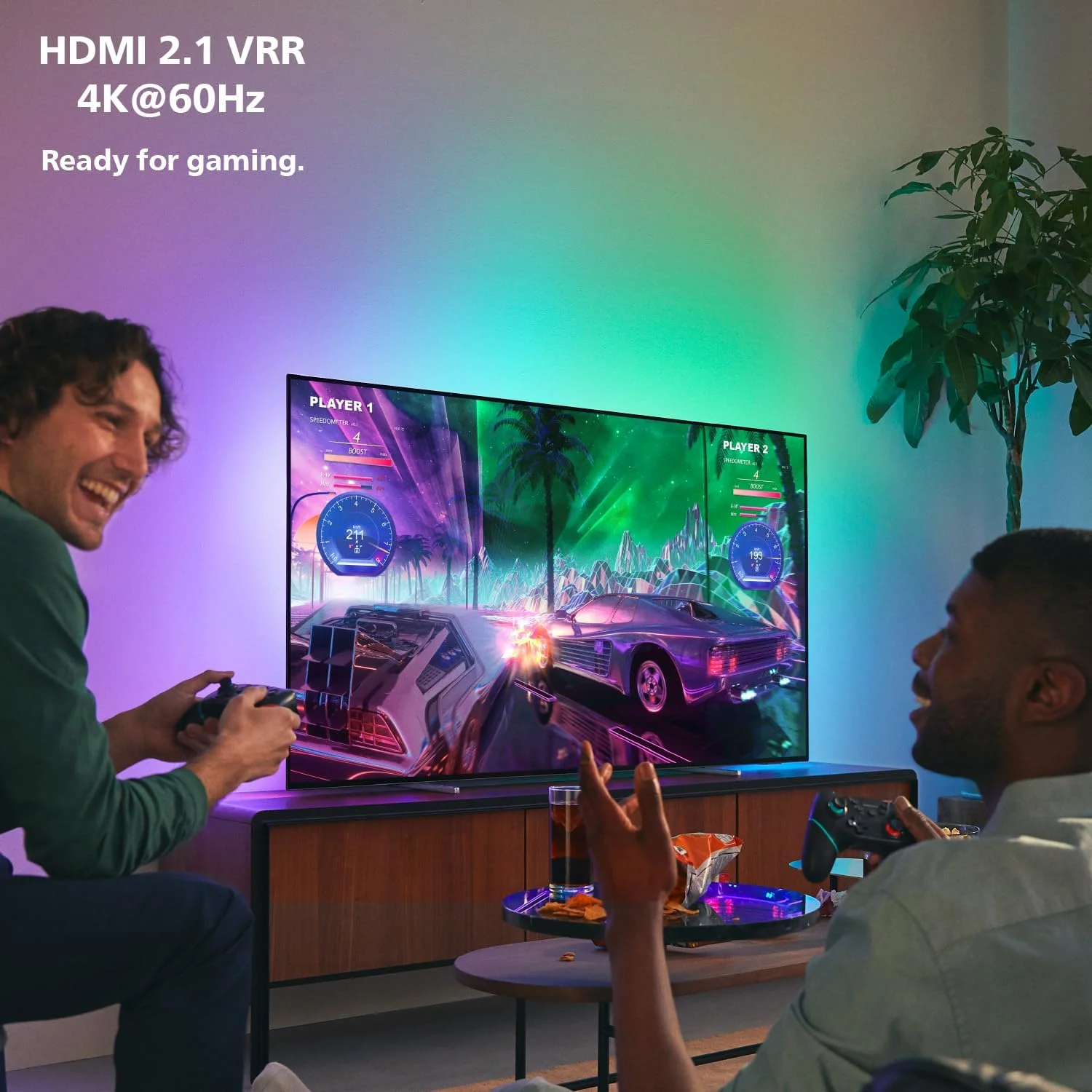 تلویزیون هوشمند 50 اینچی فیلیپس Ambilight Premium Google TV | نرخ نوسازی 120 هرتز | پردازنده هوش مصنوعی | Dolby Vision | Dolby Atmos | DTS Play-Fi | Micro Dimming Pro | HDR 10+ | HLG | Calaman Ready | 4K UHD | 50PUT8808 تلویزیون هوشمند 50 اینچی فیلیپس Ambilight Premium Google TV | نرخ نوسازی 120 هرتز | پردازنده هوش مصنوعی | Dolby Vision | Dolby Atmos | DTS Play-Fi | Micro Dimming Pro | HDR 10+ | HLG | Calaman Ready | 4K UHD | 50PUT8808