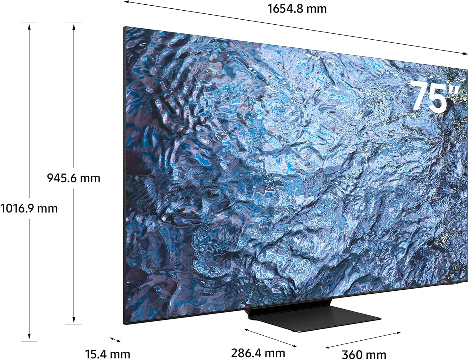 تلویزیون 75 اینچ Neo QLED سامسونگ، QN900C، 8K، Mini LED، فناوری Quantum Matrix Pro، صفحه نمایش Infinity، Dolby Atmos، تلویزیون هوشمند Tizen، QA75QN900CUXZN (نسخه امارات متحده عربی - 2023) تلویزیون 75 اینچ Neo QLED سامسونگ، QN900C، 8K، Mini LED، فناوری Quantum Matrix Pro، صفحه نمایش Infinity، Dolby Atmos، تلویزیون هوشمند Tizen، QA75QN900CUXZN (نسخه امارات متحده عربی - 2023)