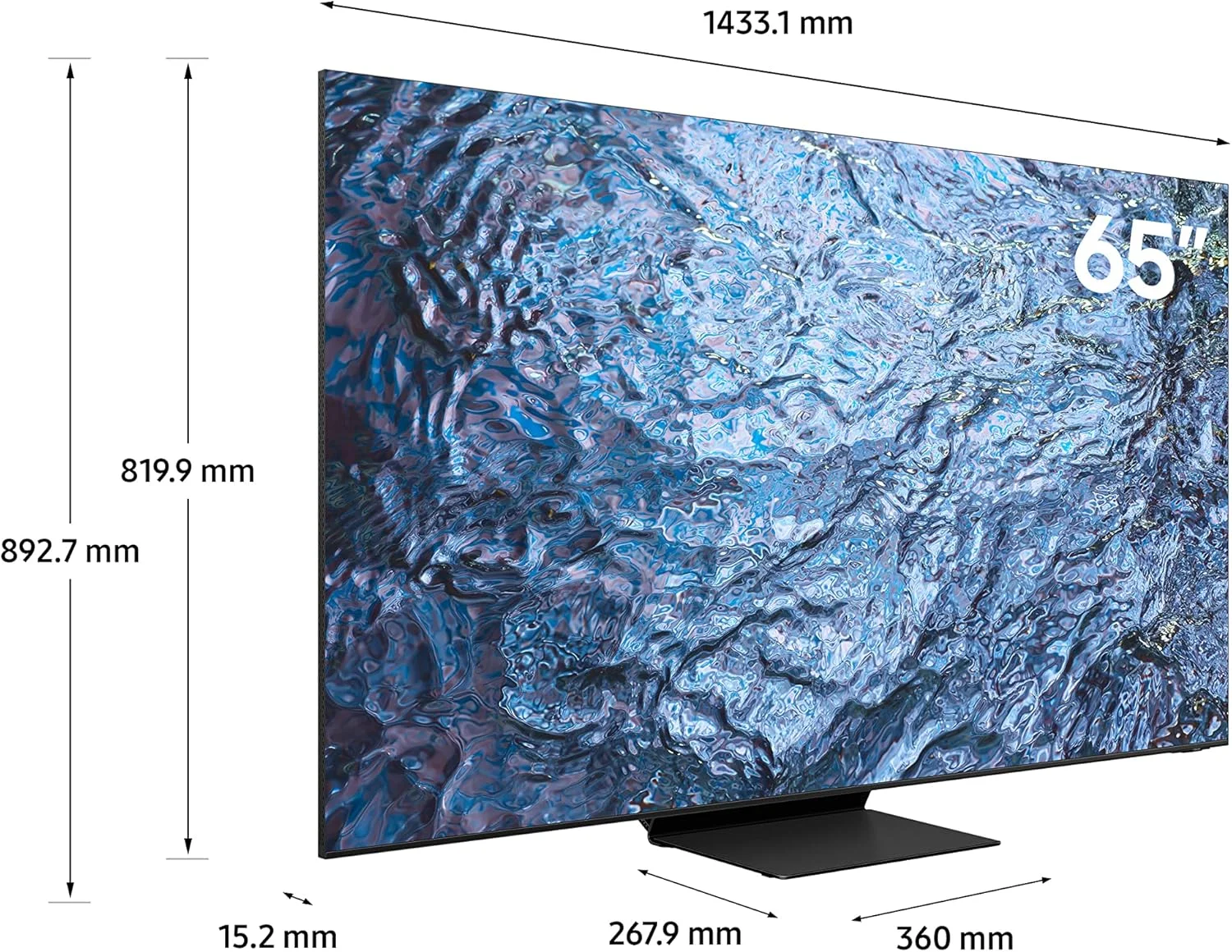 تلویزیون 65 اینچ Neo QLED سامسونگ مدل QN900C، 8K، Mini LED، Quantum Matrix Technology Pro، صفحه نمایش Infinity، Dolby Atmos، تلویزیون هوشمند Tizen، QA65QN900CUXZN (نسخه امارات متحده عربی - 2023) تلویزیون 65 اینچ Neo QLED سامسونگ مدل QN900C، 8K، Mini LED، Quantum Matrix Technology Pro، صفحه نمایش Infinity، Dolby Atmos، تلویزیون هوشمند Tizen، QA65QN900CUXZN (نسخه امارات متحده عربی - 2023)