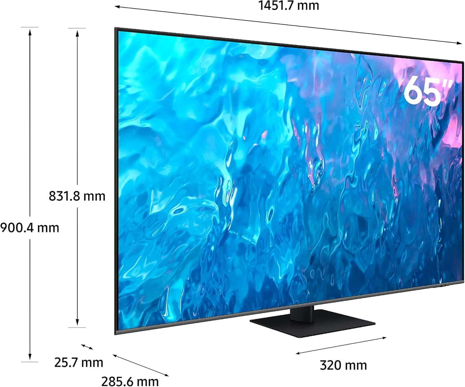 تلویزیون 65 اینچ سامسونگ QLED پردازنده کوانتومی 4K ارتقاء حرکت HDR10+ - QA65Q70CAUXZN - مدل 2023 (نسخه امارات) تلویزیون 65 اینچ سامسونگ QLED پردازنده کوانتومی 4K ارتقاء حرکت HDR10+ - QA65Q70CAUXZN - مدل 2023 (نسخه امارات)