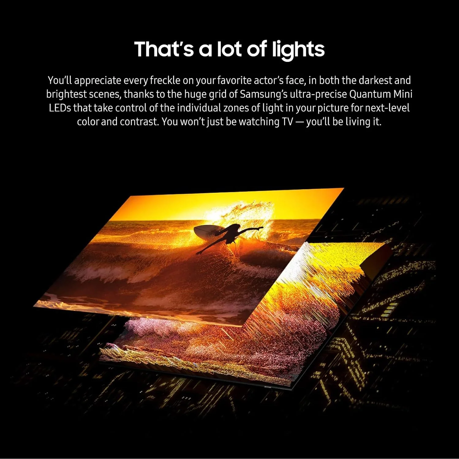 تلویزیون هوشمند سامسونگ Neo QLED، ۵۵ اینچ، مشکی تیتانیوم، پردازنده کوانتومی عصبی 4K، طراحی NeoSlim، OTS، QA55QN85C - نسخه بین المللی ۲۰۲۳ تلویزیون هوشمند سامسونگ Neo QLED، ۵۵ اینچ، مشکی تیتانیوم، پردازنده کوانتومی عصبی 4K، طراحی NeoSlim، OTS، QA55QN85C - نسخه بین المللی ۲۰۲۳