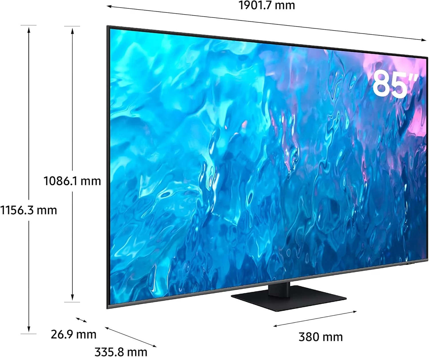 تلویزیون 85 اینچ سامسونگ 4K QLED HDR+ پردازنده کوانتومی با بهبود حرکت QA85Q70CAUXZN (مدل 2023 - نسخه امارات) تلویزیون 85 اینچ سامسونگ 4K QLED HDR+ پردازنده کوانتومی با بهبود حرکت QA85Q70CAUXZN (مدل 2023 - نسخه امارات)