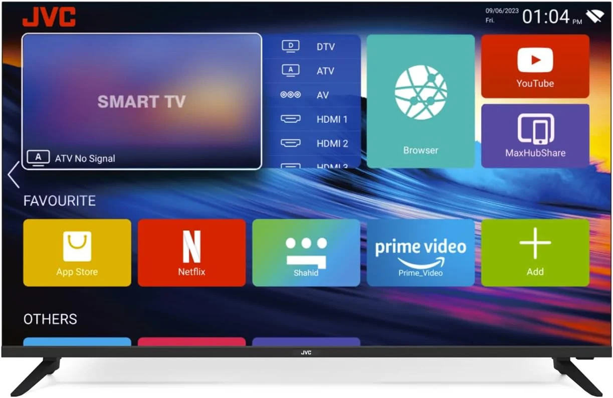 تلویزیون هوشمند 50 اینچ 4K UHD جی وی سی اندروید رسمی با دستیار گوگل، گوگل پلی، نتفلیکس، یوتیوب، وای فای رنگ مشکی مدل LT50N7105 تلویزیون هوشمند 50 اینچ 4K UHD جی وی سی اندروید رسمی با دستیار گوگل، گوگل پلی، نتفلیکس، یوتیوب، وای فای رنگ مشکی مدل LT50N7105
