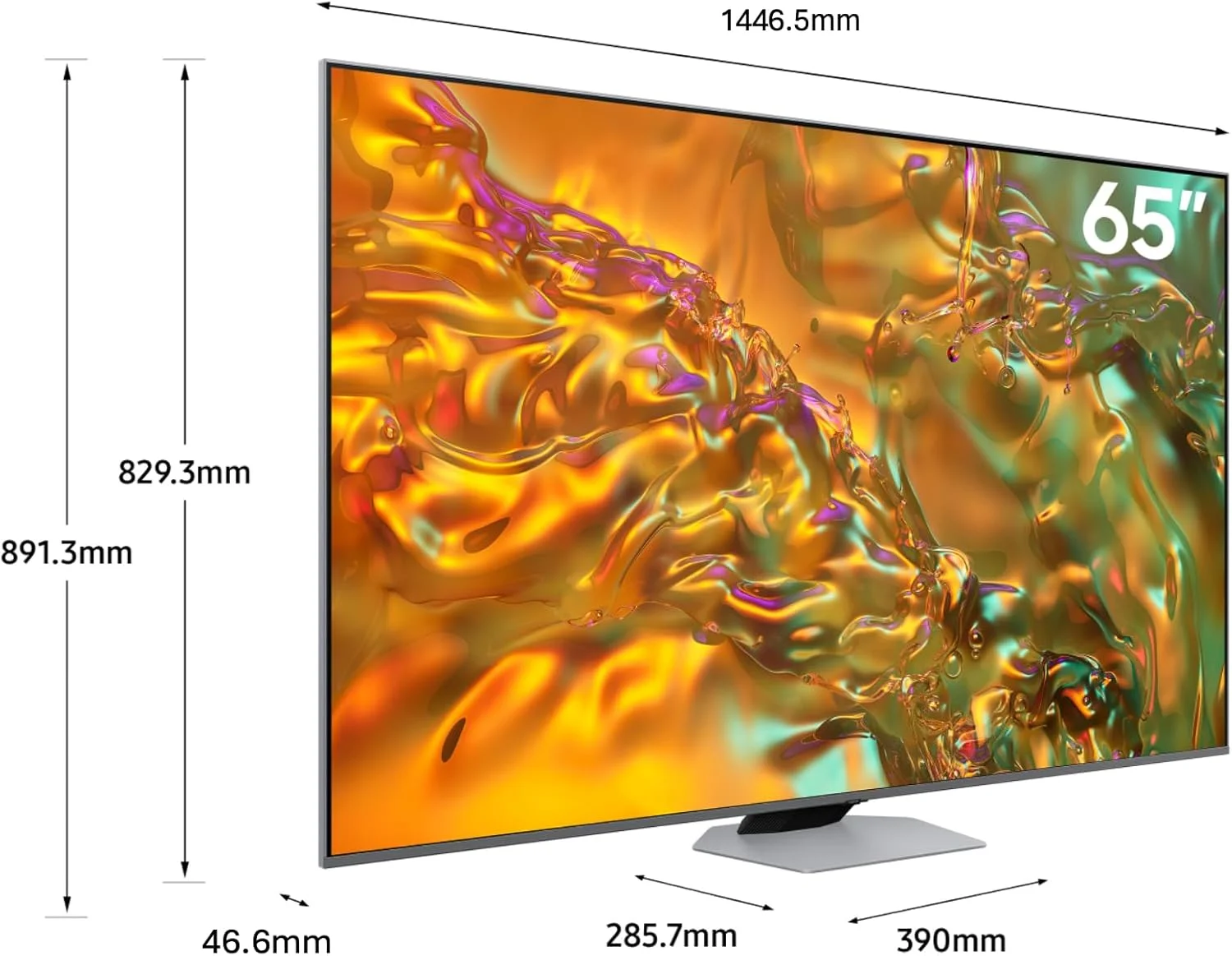تلویزیون هوشمند سامسونگ، QLED، Q80D، ۶۵ اینچ، ۲۰۲۴، پردازنده NQ4 AI Gen2، ارتقاء کیفیت تصویر 4K AI، Direct Full Array، Samsung TV Plus، نقره ای Eclipse، QE65Q80DAUXZN (بازسازی شده) تلویزیون هوشمند سامسونگ، QLED، Q80D، ۶۵ اینچ، ۲۰۲۴، پردازنده NQ4 AI Gen2، ارتقاء کیفیت تصویر 4K AI، Direct Full Array، Samsung TV Plus، نقره ای Eclipse، QE65Q80DAUXZN (بازسازی شده)