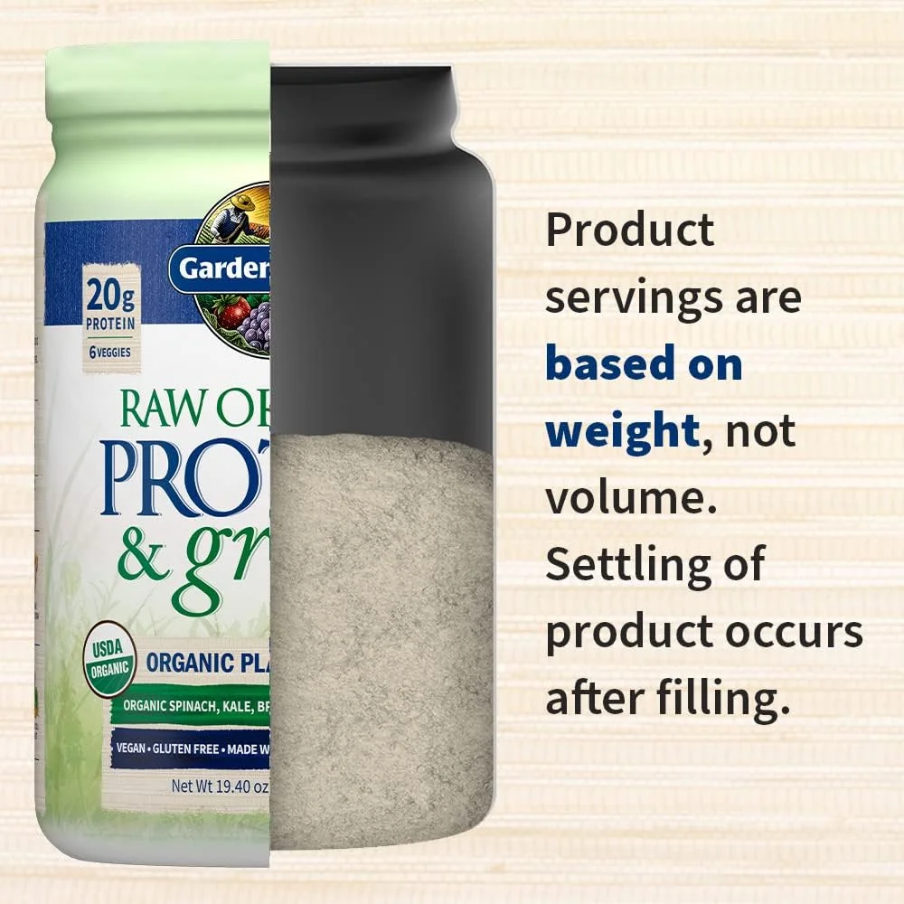 پروتئین ارگانیک و سبزیجات Garden of Life با طعم وانیل - پودر پروتئین گیاهی برای زنان و مردان، پروتئین های گیاهی و نخود، سبزیجات و پروبیوتیک ها، شیک کم کربوهیدرات بدون گلوتن و لبنیات، 20 سروینگ پروتئین ارگانیک و سبزیجات Garden of Life با طعم وانیل - پودر پروتئین گیاهی برای زنان و مردان، پروتئین های گیاهی و نخود، سبزیجات و پروبیوتیک ها، شیک کم کربوهیدرات بدون گلوتن و لبنیات، 20 سروینگ