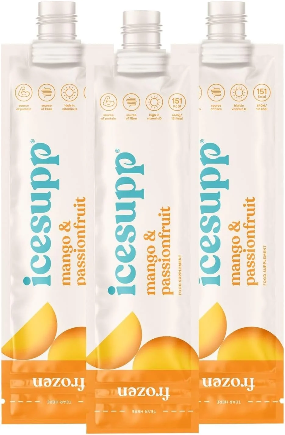 مکمل غذایی مغذی منجمد، اسموتی گیاهی با میوه های واقعی، پروتئین با کیفیت، فیبر و ویتامین ها، بدون مواد آلرژی زا، نوشیدنی تقویتی ایده آل برای مراقبان و بیماران، بسته 12 عددی