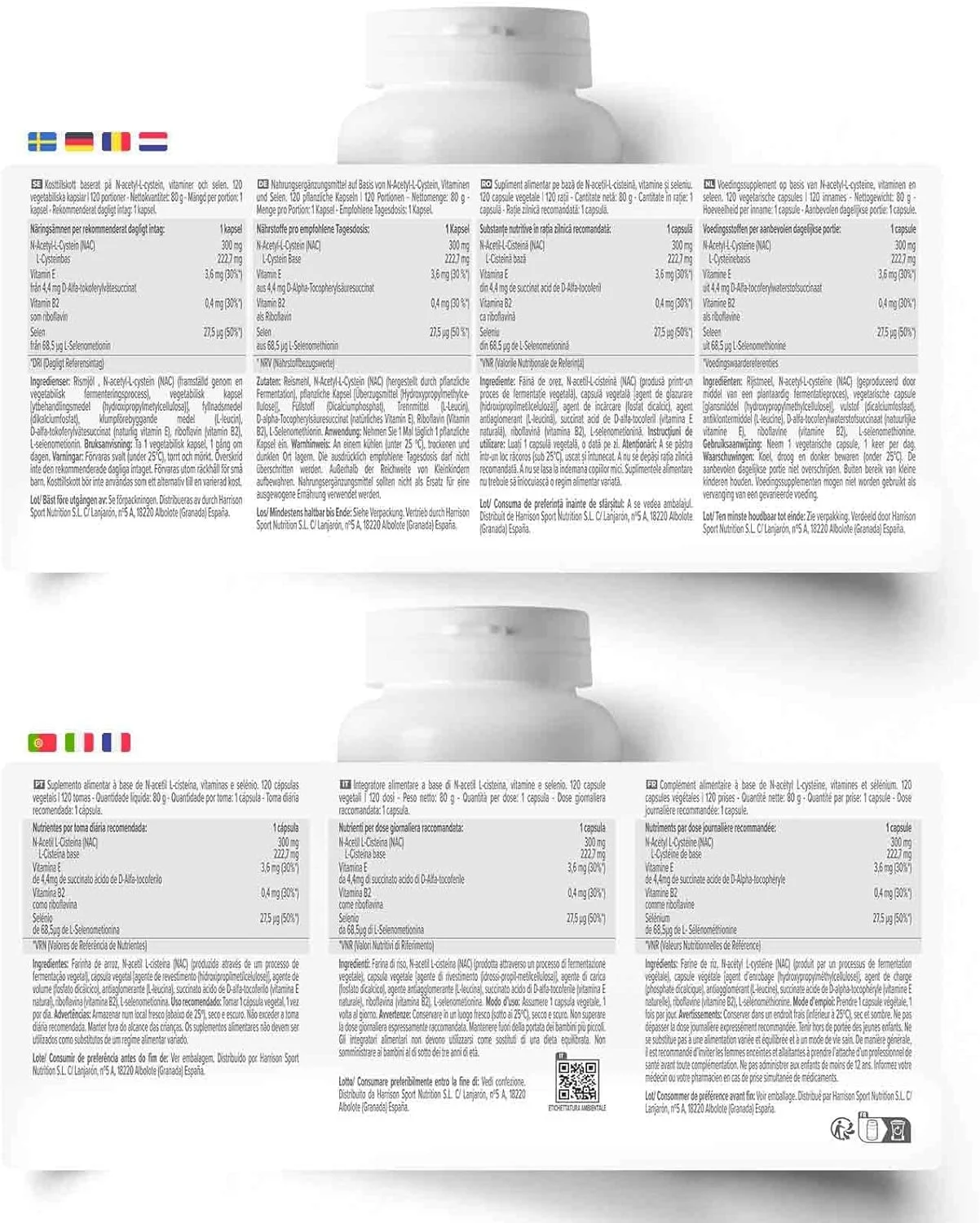 اچ اس ان ان-استیل-ال-سیستئین 300 میلی گرم | افزایش دهنده سطح گلوتاتیون، قدرت آنتی اکسیدانی بالا، تقویت کننده سیستم ایمنی | وگان، بدون لاکتوز، بدون گلوتن، 120 کپسول گیاهی اچ اس ان ان-استیل-ال-سیستئین 300 میلی گرم | افزایش دهنده سطح گلوتاتیون، قدرت آنتی اکسیدانی بالا، تقویت کننده سیستم ایمنی | وگان، بدون لاکتوز، بدون گلوتن، 120 کپسول گیاهی