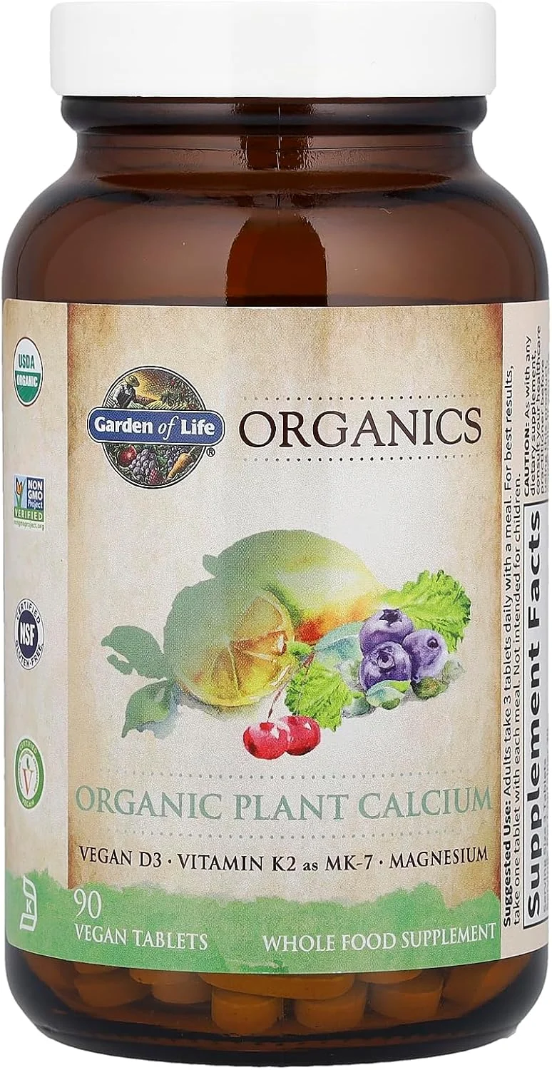 کلسیم گیاهی ارگانیک گاردن آف لایف KIND ORGANICS، 90 عددی: 1760 کلسیم گیاهی ارگانیک گاردن آف لایف KIND ORGANICS، 90 عددی: 1760
