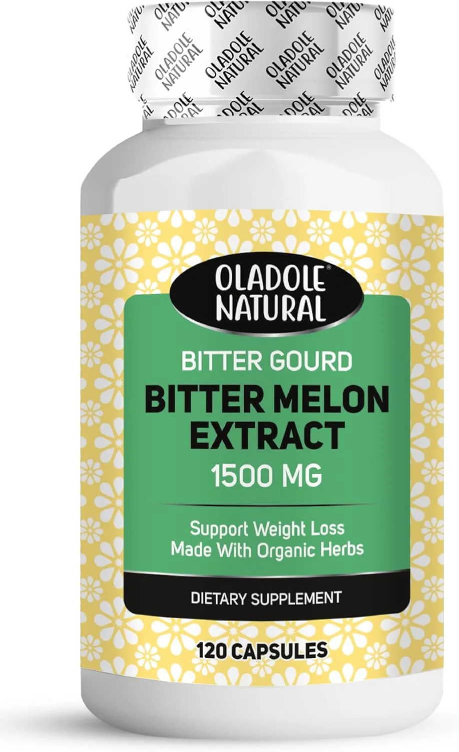 عصاره خیار تلخ طبیعی اولادول (10:1) 1500 میلی گرم - 120 کپسول گیاهی | پشتیبانی گیاهی برای قند خون، سلامت دستگاه گوارش، متابولیسم و تندرستی کلی | فرمول غنی از آنتی اکسیدان | غیر GMO عصاره خیار تلخ طبیعی اولادول (10:1) 1500 میلی گرم - 120 کپسول گیاهی | پشتیبانی گیاهی برای قند خون، سلامت دستگاه گوارش، متابولیسم و تندرستی کلی | فرمول غنی از آنتی اکسیدان | غیر GMO