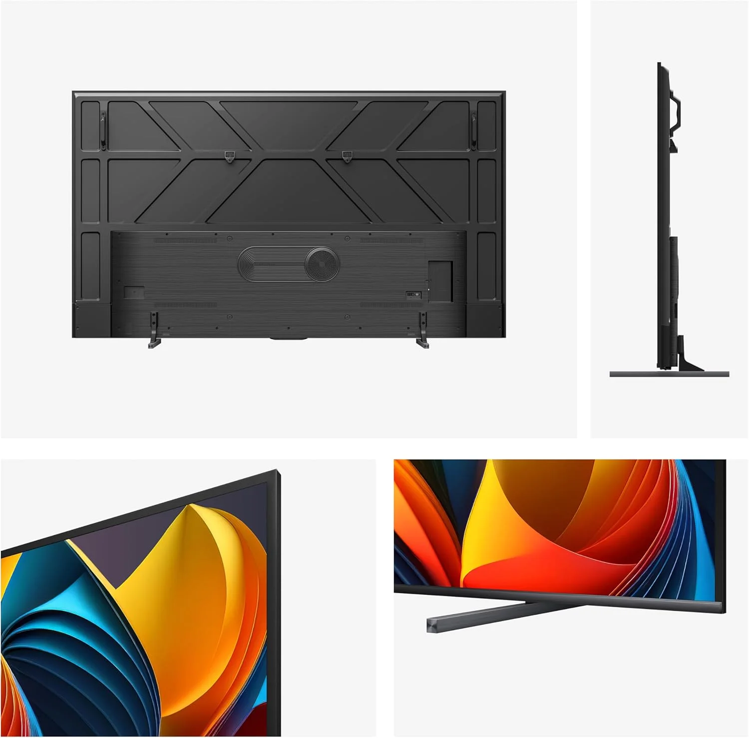 تلویزیون هوشمند 100 اینچی هایسنس QLED با نرخ نوسازی 144 هرتز مدل 100E7N - رنگ Quantum Dot، ساب ووفر داخلی، Dolby Vision Atmos، حالت فیلمساز، یوتیوب، نتفلیکس، شاهد و دیزنی پلاس (مدل جدید 2025)