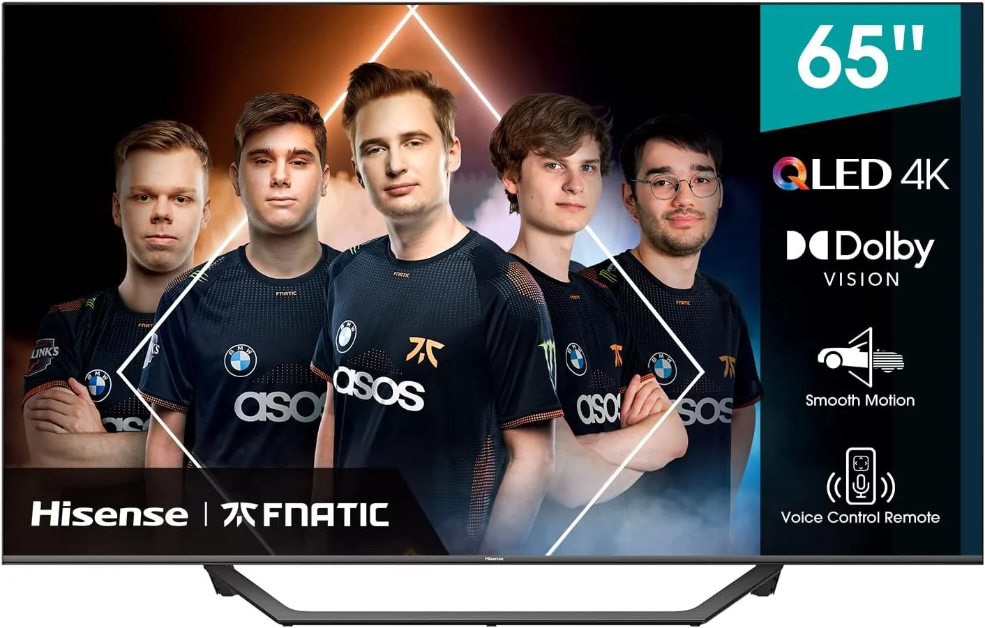 تلویزیون 65 اینچ هایسنس QLED سری 4K UHD Dolby Vision HDR نرخ نوسازی 60 هرتز با یوتیوب نتفلیکس Freeview Play Shahid VIP OSN HDMI 2.1 و بلوتوث دارای گواهینامه TUB - مدل 65A7GQE (مدل 2021)