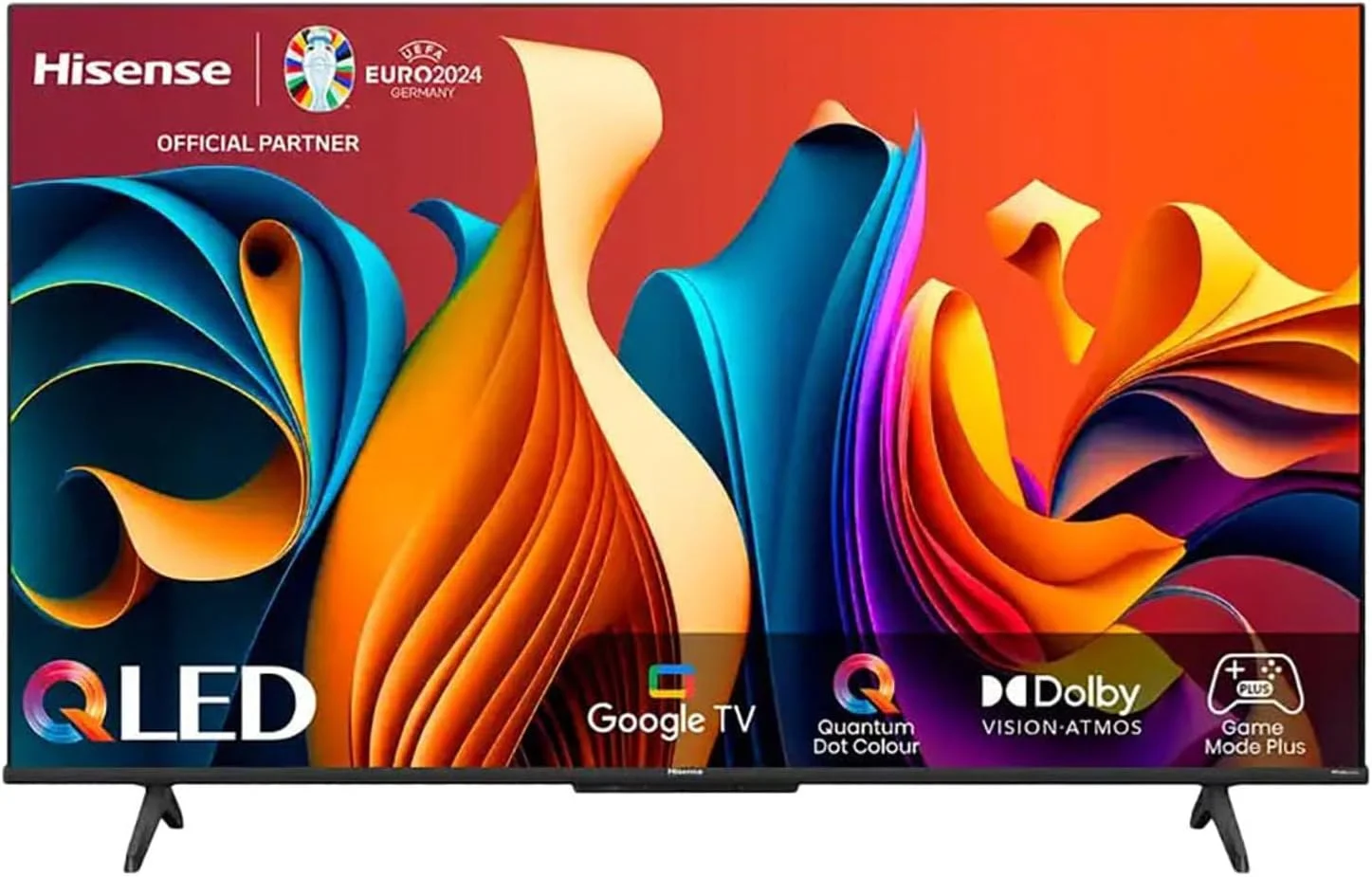تلویزیون هوشمند 55 اینچی هایسنس QLED مدل Q6N - رنگ نقطه کوانتومی، تصویر هوش مصنوعی، Dolby Vision، Dolby Atmos، اشتراک گذاری به تلویزیون، کنترل صوتی، حالت فیلمساز، یوتیوب، نتفلیکس، دیزنی پلاس و شاهد، 55Q6N (نسخه امارات متحده عربی 2024)