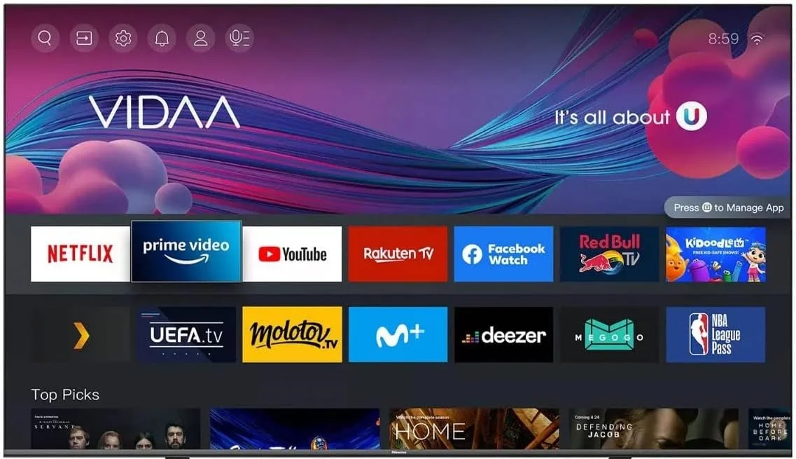 تلویزیون هوشمند 85 اینچ هایسنس A7HQ QLED 4K با فناوری Quantum Dot، Dolby Vision & Atoms، رنگ مشکی، مدل 85A7HQ تلویزیون هوشمند 85 اینچ هایسنس A7HQ QLED 4K با فناوری Quantum Dot، Dolby Vision & Atoms، رنگ مشکی، مدل 85A7HQ