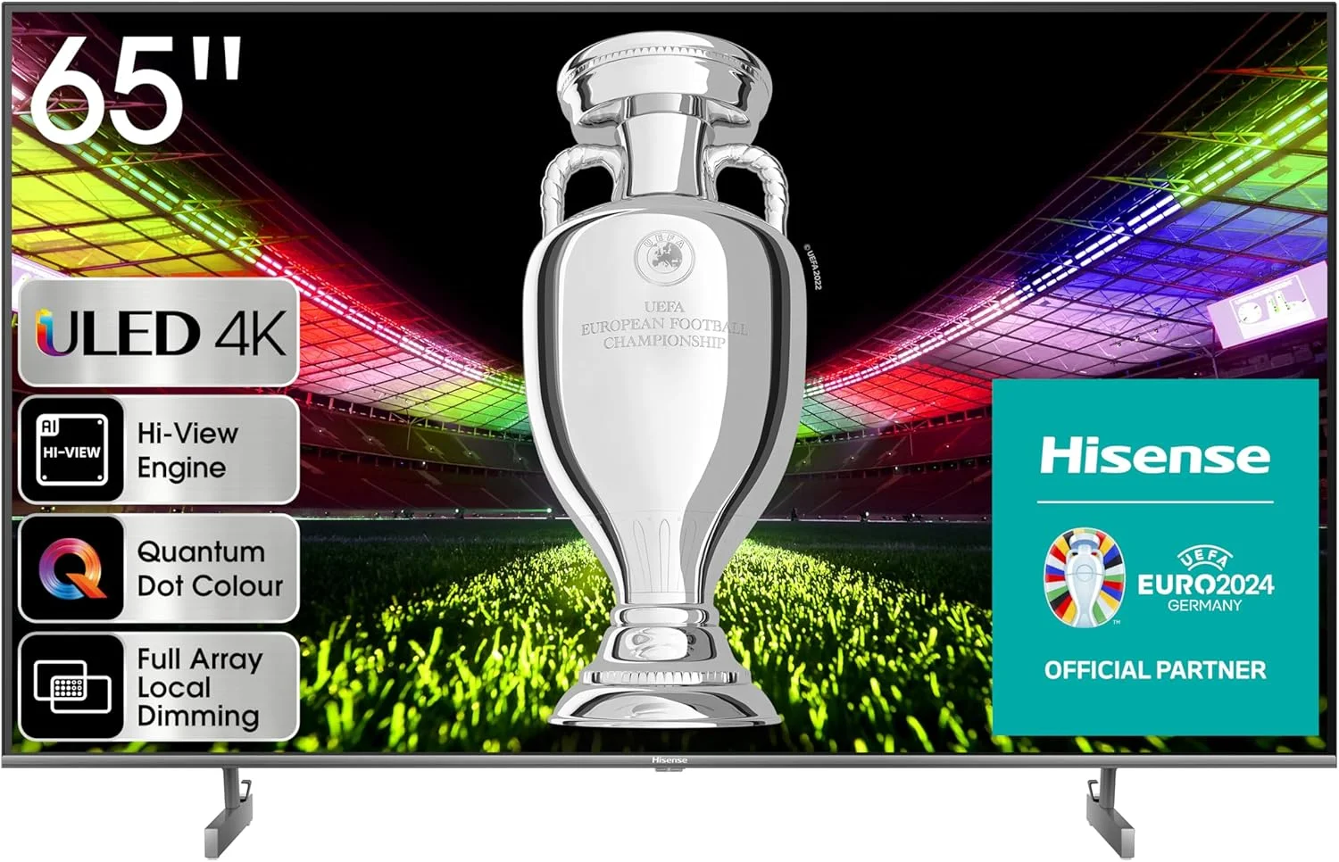 تلویزیون هوشمند 65 اینچ هایسنس سری U6 مدل ULED 4K UHD (65U6K) - QLED، نرخ نوسازی 60 هرتز، Dolby Vision، نوردهی موضعی Full Array، حالت بازی پلاس، سازگاری با الکسا تلویزیون هوشمند 65 اینچ هایسنس سری U6 مدل ULED 4K UHD (65U6K) - QLED، نرخ نوسازی 60 هرتز، Dolby Vision، نوردهی موضعی Full Array، حالت بازی پلاس، سازگاری با الکسا