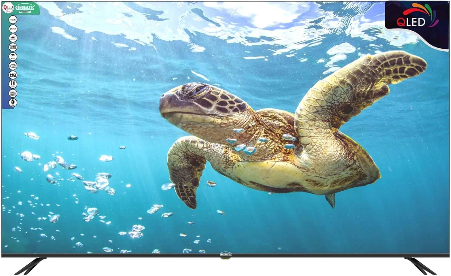 تلویزیون هوشمند 75 اینچ 4K QLED جنرالتک با WebOS، ریموت کنترل جادویی، بلوتوث، مدل 2024-GQLED75WOS، دارای 2 ریموت کنترل، طراحی صفحه نمایش سینمایی، Dolby Audio، کنترل صوتی هوشمند، برنامه های YouTube، Netflix، Shahid تلویزیون هوشمند 75 اینچ 4K QLED جنرالتک با WebOS، ریموت کنترل جادویی، بلوتوث، مدل 2024-GQLED75WOS، دارای 2 ریموت کنترل، طراحی صفحه نمایش سینمایی، Dolby Audio، کنترل صوتی هوشمند، برنامه های YouTube، Netflix، Shahid