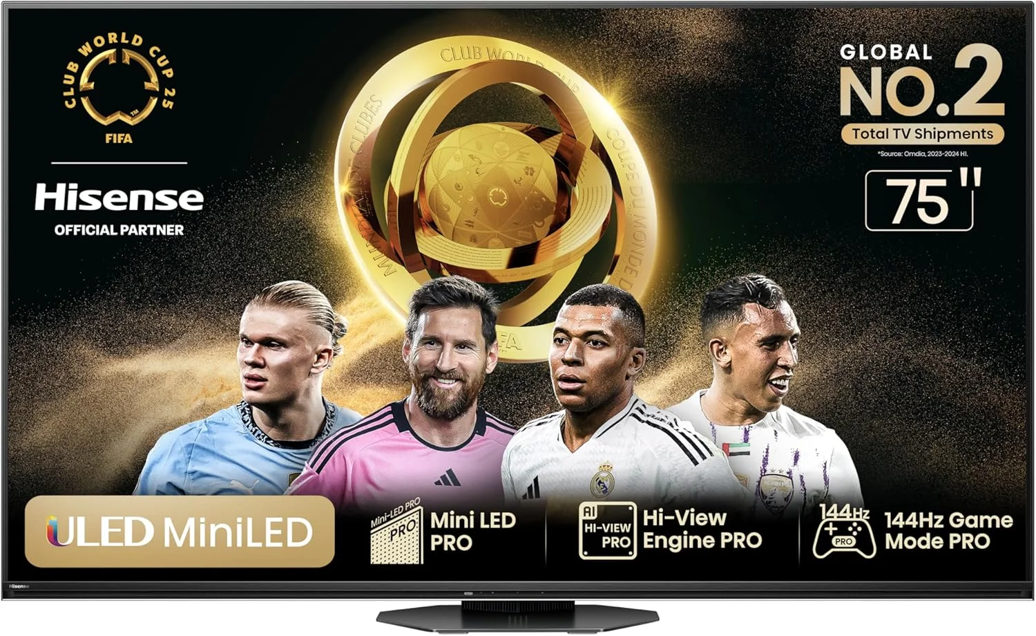 تلویزیون هوشمند 75 اینچی هایسنس سری U8 مدل Mini-LED ULED 4K UHD VIDAA (مدل 75U8N، 2024) - QLED، نرخ نوسازی 144 هرتز، Full Array Local Dimming، حالت بازی Pro، سازگاری با الکسا (بازسازی شده) تلویزیون هوشمند 75 اینچی هایسنس سری U8 مدل Mini-LED ULED 4K UHD VIDAA (مدل 75U8N، 2024) - QLED، نرخ نوسازی 144 هرتز، Full Array Local Dimming، حالت بازی Pro، سازگاری با الکسا (بازسازی شده)