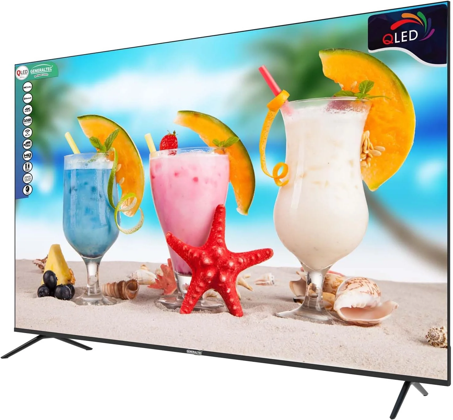 تلویزیون هوشمند 85 اینچی 4K QLED جنرال تک با WebOS، ریموت جادویی، بلوتوث، مدل 2024-GQLED85WOS، دارای 2 ریموت کنترل، طراحی صفحه نمایش سینمایی، Dolby Audio، کنترل صوتی هوشمند، برنامه های YouTube، Netflix، Shahid تلویزیون هوشمند 85 اینچی 4K QLED جنرال تک با WebOS، ریموت جادویی، بلوتوث، مدل 2024-GQLED85WOS، دارای 2 ریموت کنترل، طراحی صفحه نمایش سینمایی، Dolby Audio، کنترل صوتی هوشمند، برنامه های YouTube، Netflix، Shahid