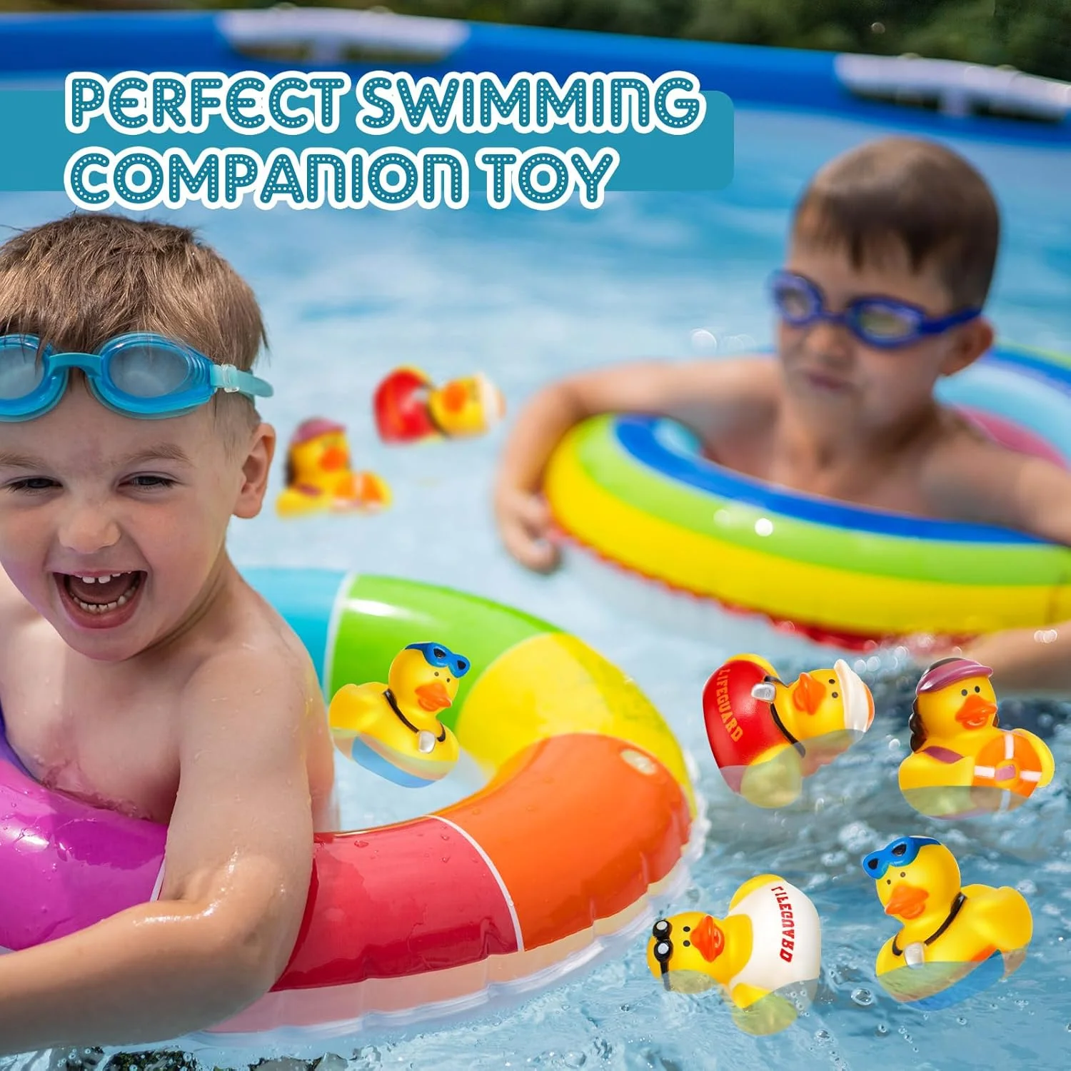 اردک های لاستیکی نگهبان غریق نجات دیکین، 50 عدد، 2 اینچی، مناسب برای حمام، مهمانی های تولد، هدیه استخر ساحلی اردک های لاستیکی نگهبان غریق نجات دیکین، 50 عدد، 2 اینچی، مناسب برای حمام، مهمانی های تولد، هدیه استخر ساحلی