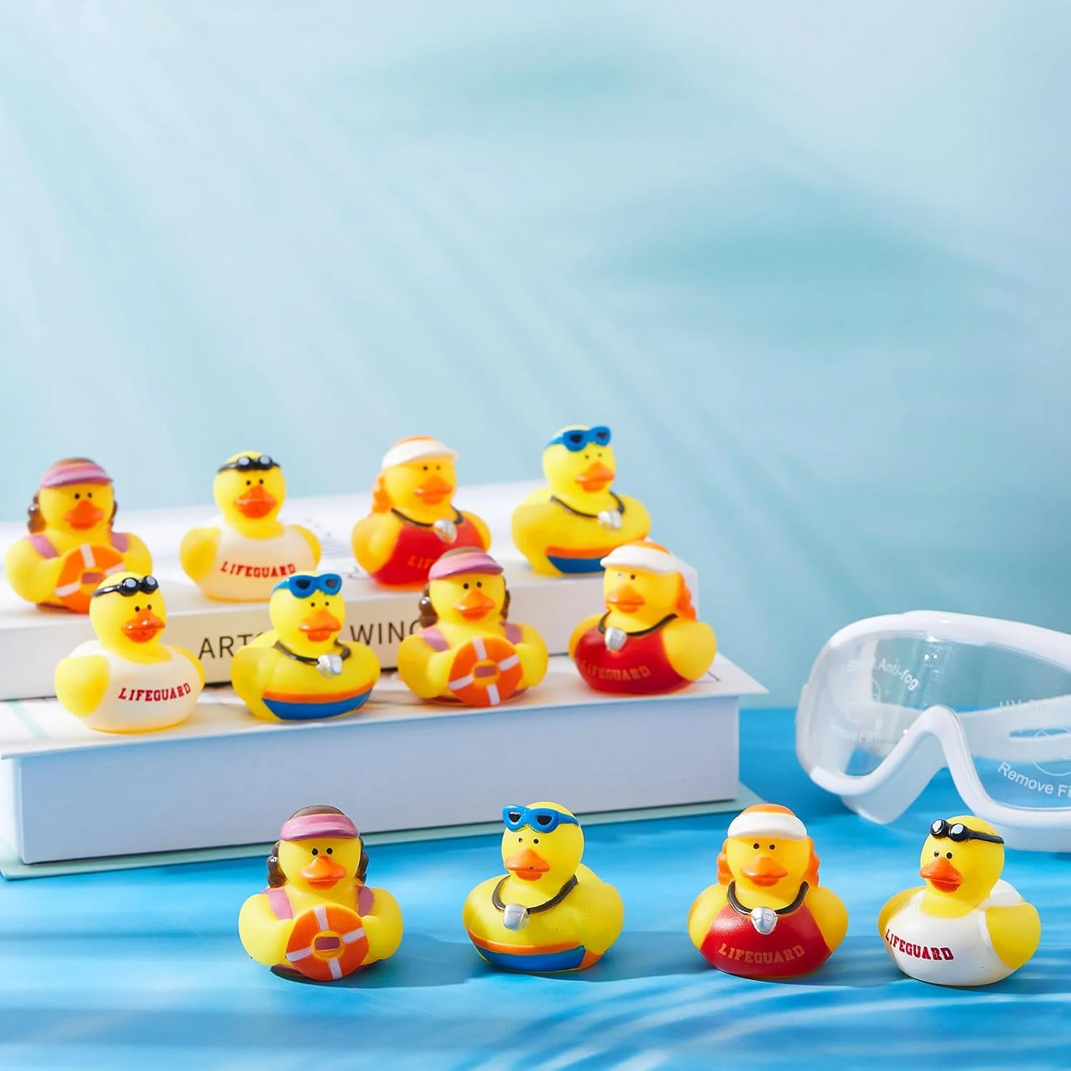 اردک های لاستیکی نگهبان غریق نجات دیکین، 50 عدد، 2 اینچی، مناسب برای حمام، مهمانی های تولد، هدیه استخر ساحلی اردک های لاستیکی نگهبان غریق نجات دیکین، 50 عدد، 2 اینچی، مناسب برای حمام، مهمانی های تولد، هدیه استخر ساحلی