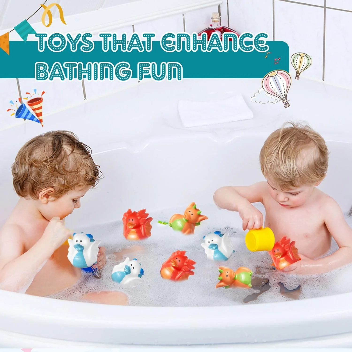 24 عدد اردک لاستیکی اژدها، 2 اینچی، اسباب بازی حمام اردک لاستیکی بامزه، اسباب بازی اردک کوچک، اردک های مینیاتوری شناور فله ای برای هدایای مهمانی تولد اژدها، تزئینات استخر ساحلی تابستانی، 3 مدل 24 عدد اردک لاستیکی اژدها، 2 اینچی، اسباب بازی حمام اردک لاستیکی بامزه، اسباب بازی اردک کوچک، اردک های مینیاتوری شناور فله ای برای هدایای مهمانی تولد اژدها، تزئینات استخر ساحلی تابستانی، 3 مدل