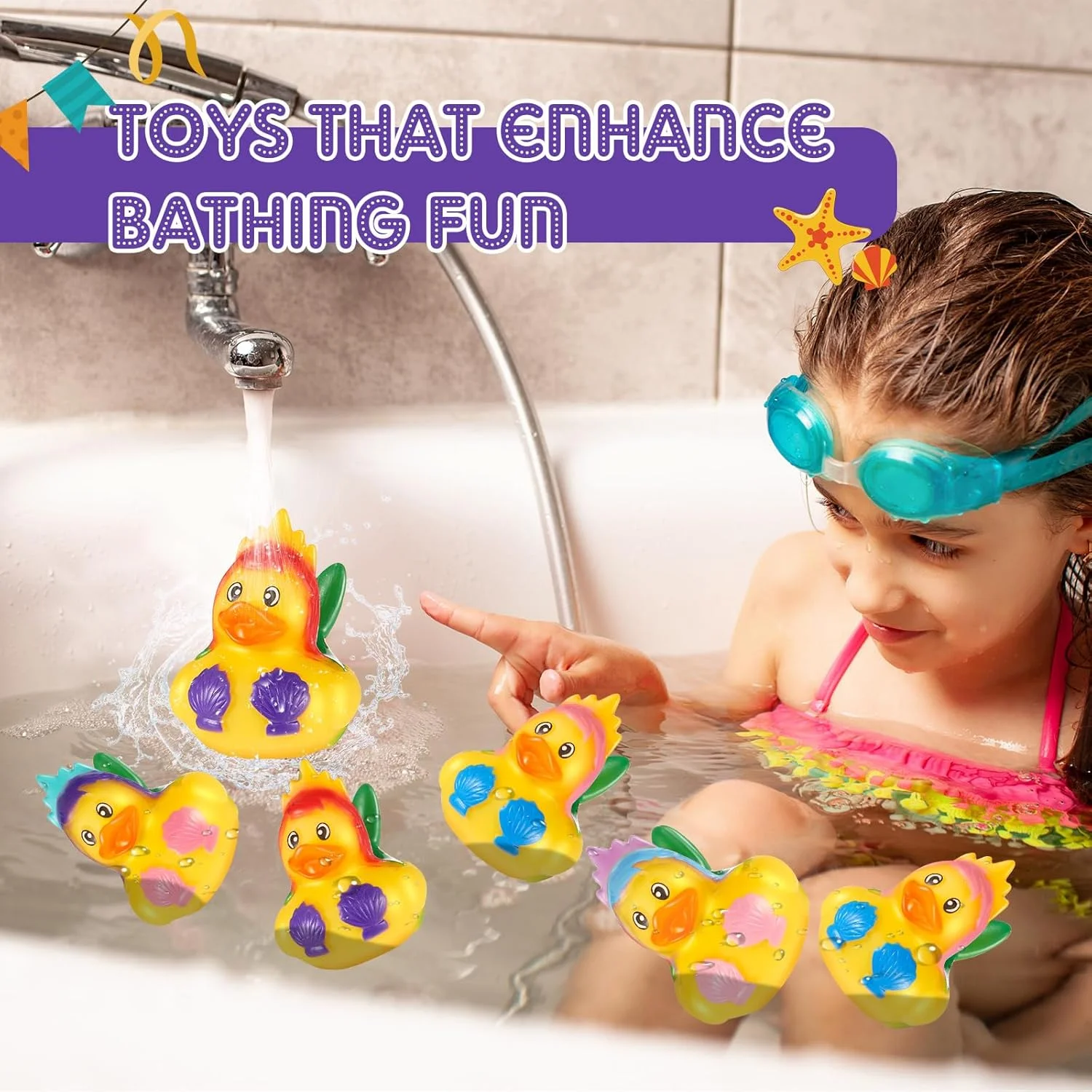50 عدد اردک لاستیکی پری دریایی، اردک های کوچک 2 اینچی، اسباب بازی های حمام پری دریایی زیبا، مجموعه اسباب بازی های اردک برای حمام، اسباب بازی های استخر و وان حمام برای تزئینات مهمانی تولد پری دریایی 50 عدد اردک لاستیکی پری دریایی، اردک های کوچک 2 اینچی، اسباب بازی های حمام پری دریایی زیبا، مجموعه اسباب بازی های اردک برای حمام، اسباب بازی های استخر و وان حمام برای تزئینات مهمانی تولد پری دریایی
