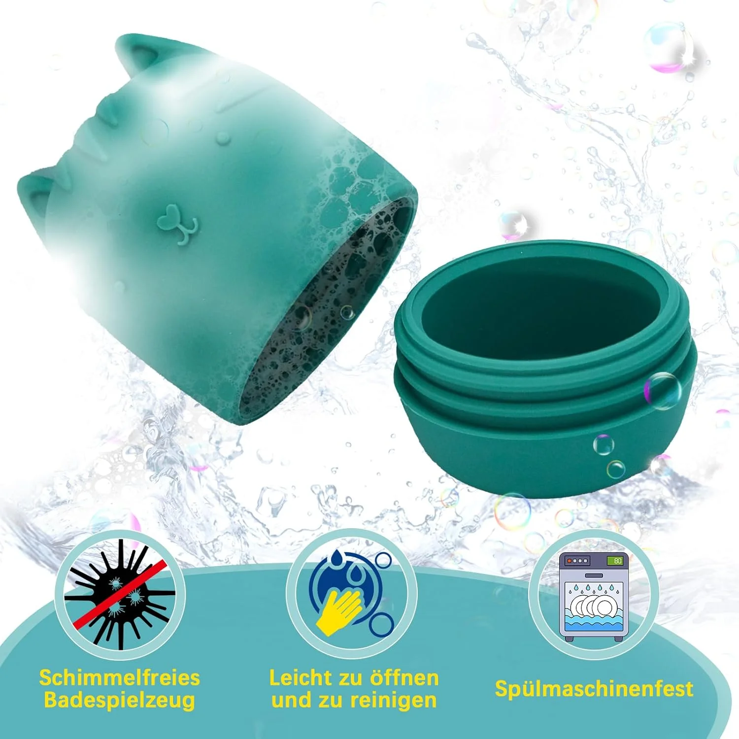 مجموعه 8 عددی اسباب بازی حمام، اسباب بازی وان حمام، اسباب بازی آبی سیلیکونی، اسباب بازی حمام کودک، آب پاش، اسباب بازی حمام، اسباب بازی حمام کودک، حیوانات آب پاش، بدون کپک