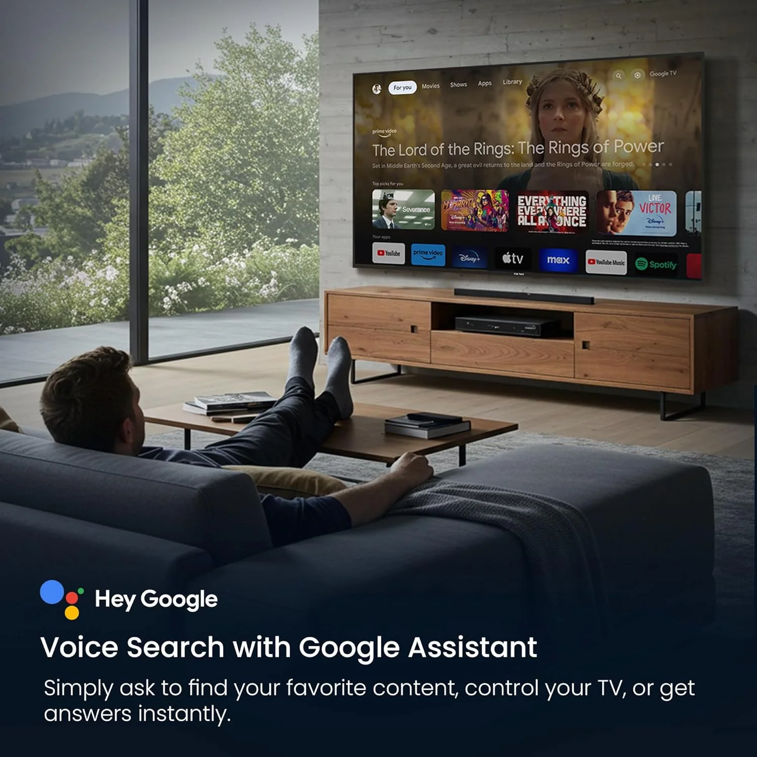 تلویزیون هوشمند 65 اینچ 4K HDR استار ترک با Google TV، کروم کست داخلی و دستیار گوگل، کنترل صوتی بدون دست با Dolby Audio (ST -65K-KT2200GT) تلویزیون هوشمند 65 اینچ 4K HDR استار ترک با Google TV، کروم کست داخلی و دستیار گوگل، کنترل صوتی بدون دست با Dolby Audio (ST -65K-KT2200GT)