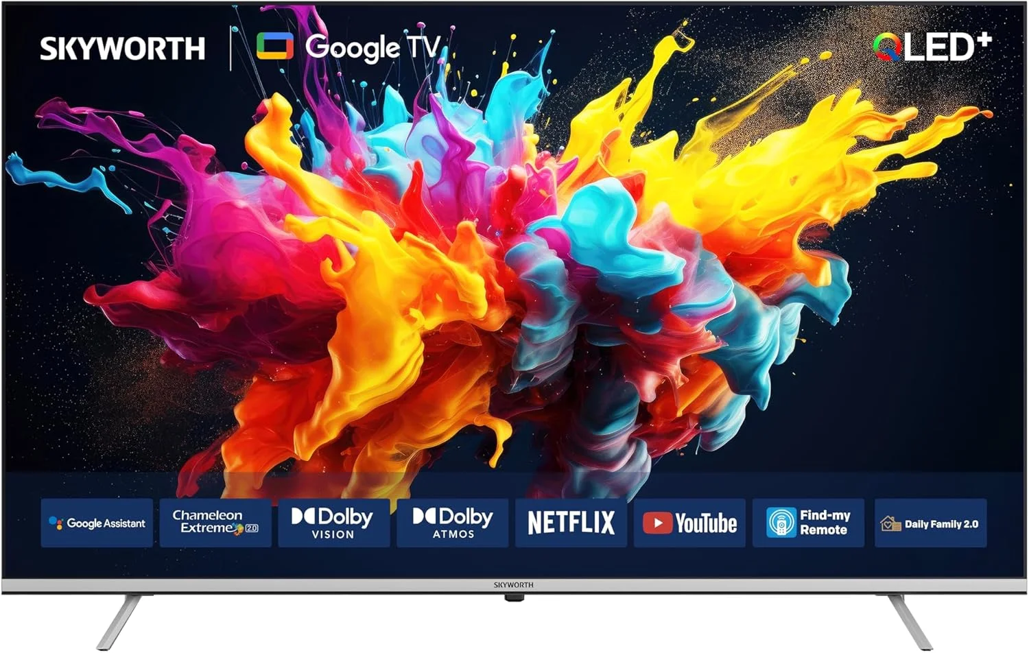 تلویزیون هوشمند 55 اینچی اسکای ورث 4K UHD QLED با Google TV، Dolby Vision HDR، DTS Virtual X، یوتیوب، نتفلیکس، بلوتوث، Freeview Play و Alexa داخلی، WiFi - مدل 55Q6500G تلویزیون هوشمند 55 اینچی اسکای ورث 4K UHD QLED با Google TV، Dolby Vision HDR، DTS Virtual X، یوتیوب، نتفلیکس، بلوتوث، Freeview Play و Alexa داخلی، WiFi - مدل 55Q6500G