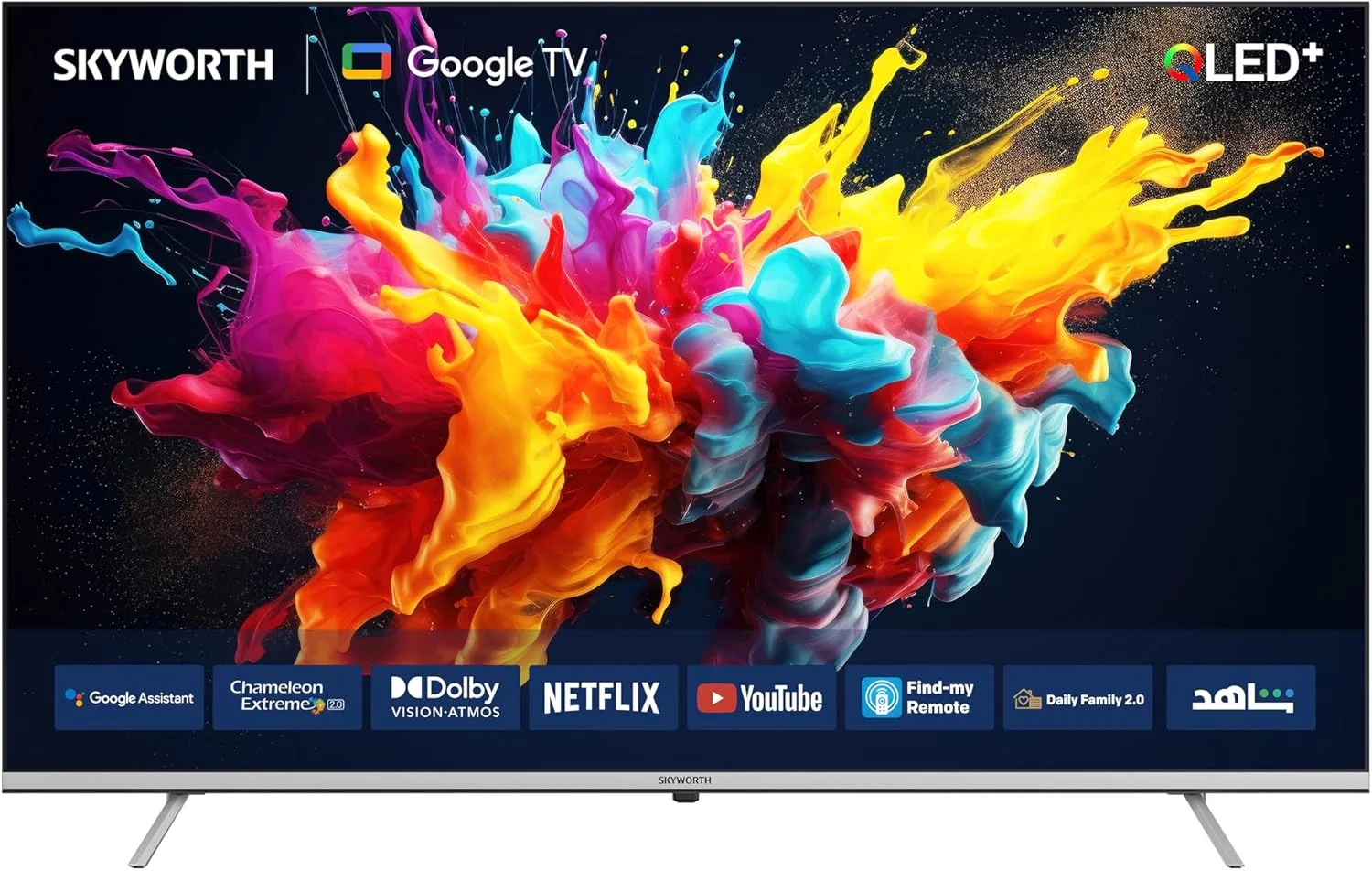تلویزیون هوشمند 65 اینچ 4K UHD QLED اسکای ورث Google TV با Dolby Vision HDR، DTS Virtual X، یوتیوب، نتفلیکس، بلوتوث، Freeview Play و الکسا داخلی، WiFi - مدل 65Q6500G تلویزیون هوشمند 65 اینچ 4K UHD QLED اسکای ورث Google TV با Dolby Vision HDR، DTS Virtual X، یوتیوب، نتفلیکس، بلوتوث، Freeview Play و الکسا داخلی، WiFi - مدل 65Q6500G