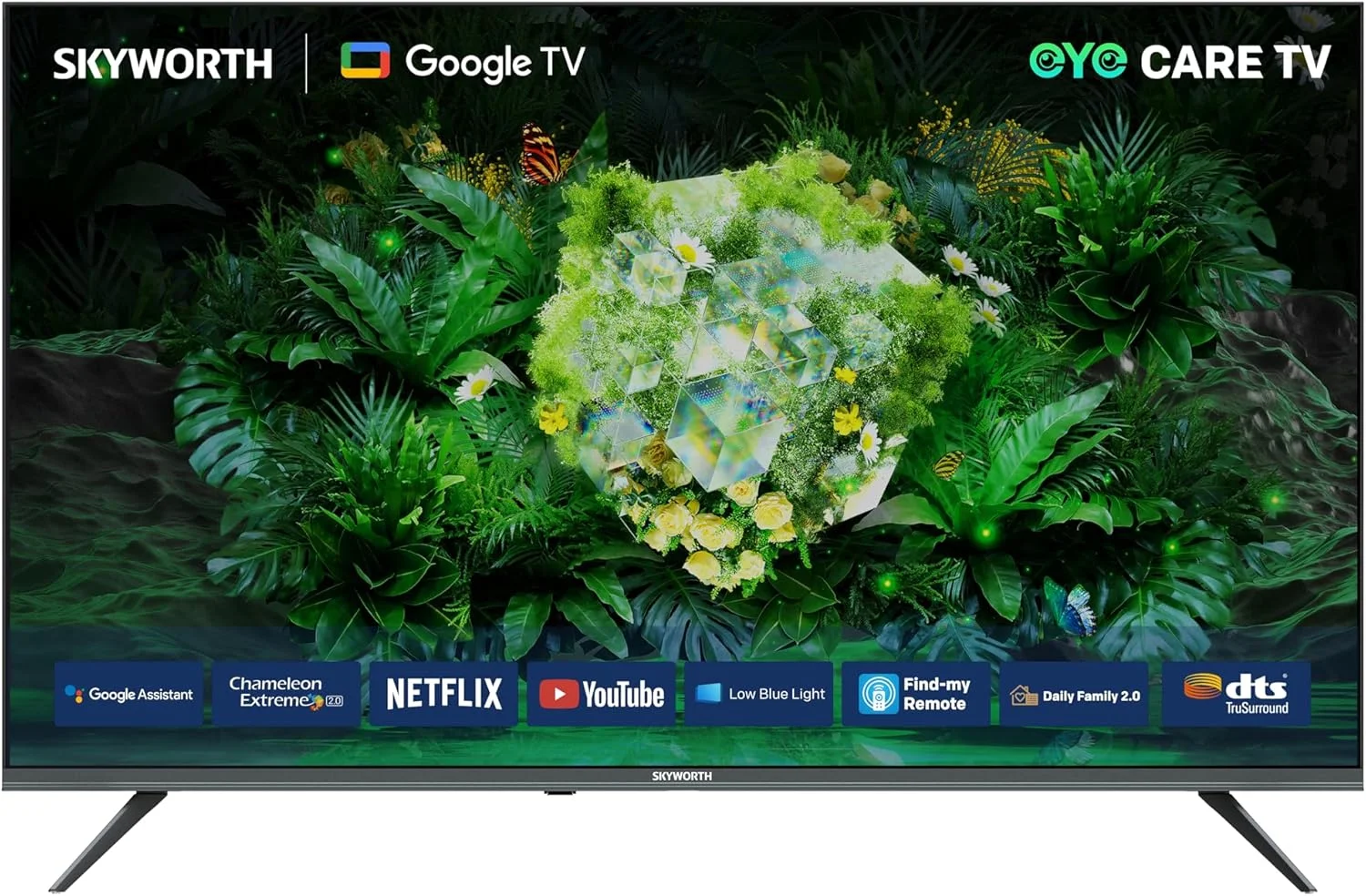تلویزیون هوشمند ال ای دی 60 اینچی 4K UHD اسکای ورث – مدل 60G6500G | Google TV با کنترل صوتی | HDR10 | Dolby Audio | Chromecast داخلی | Netflix & YouTube آماده تلویزیون هوشمند ال ای دی 60 اینچی 4K UHD اسکای ورث – مدل 60G6500G | Google TV با کنترل صوتی | HDR10 | Dolby Audio | Chromecast داخلی | Netflix & YouTube آماده
