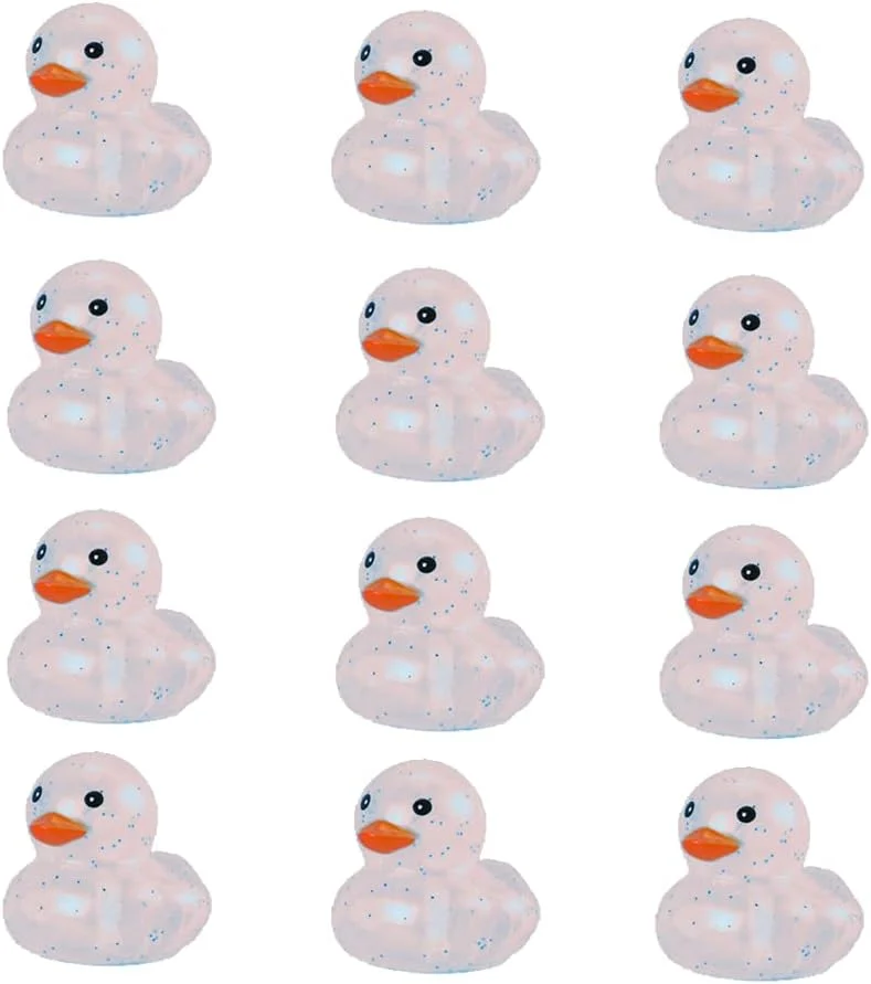 اردک های لاستیکی حمام YUERFEILA، اسباب بازی اردک برای کودکان نوپا پسران دختران، اردک های زرد شناور و صدادار، تزئینات اردک برای جشن نوزاد، هدیه مهمانی