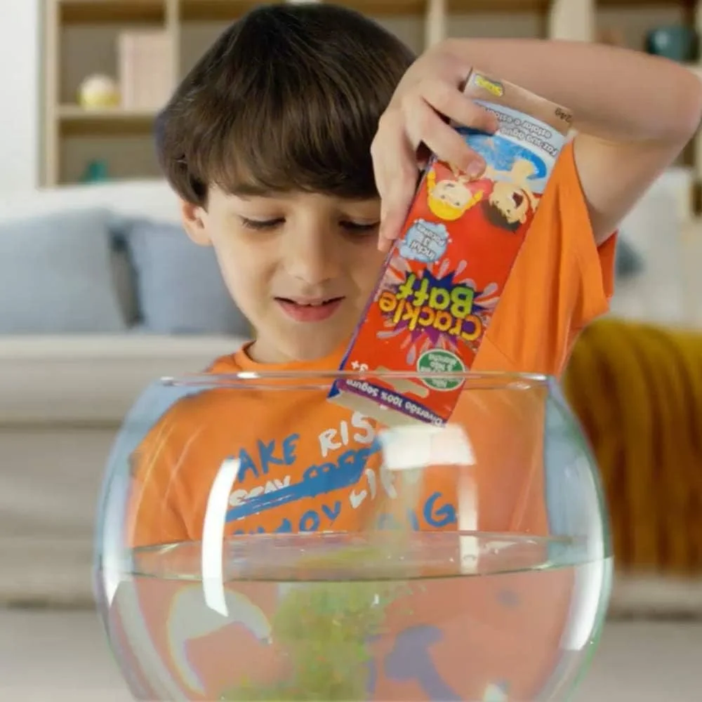 پودر جادویی حمام کودکان Zimpli Kids Crackle Baff، بسته 6 عددی، آب را به طرز جادویی به رنگ های مختلف درآورده و صدا تولید می کند، هدیه ای مناسب برای کودکان، اسباب بازی آموزشی خلاقانه، اسباب بازی حسی حمام، غیر سمی پودر جادویی حمام کودکان Zimpli Kids Crackle Baff، بسته 6 عددی، آب را به طرز جادویی به رنگ های مختلف درآورده و صدا تولید می کند، هدیه ای مناسب برای کودکان، اسباب بازی آموزشی خلاقانه، اسباب بازی حسی حمام، غیر سمی