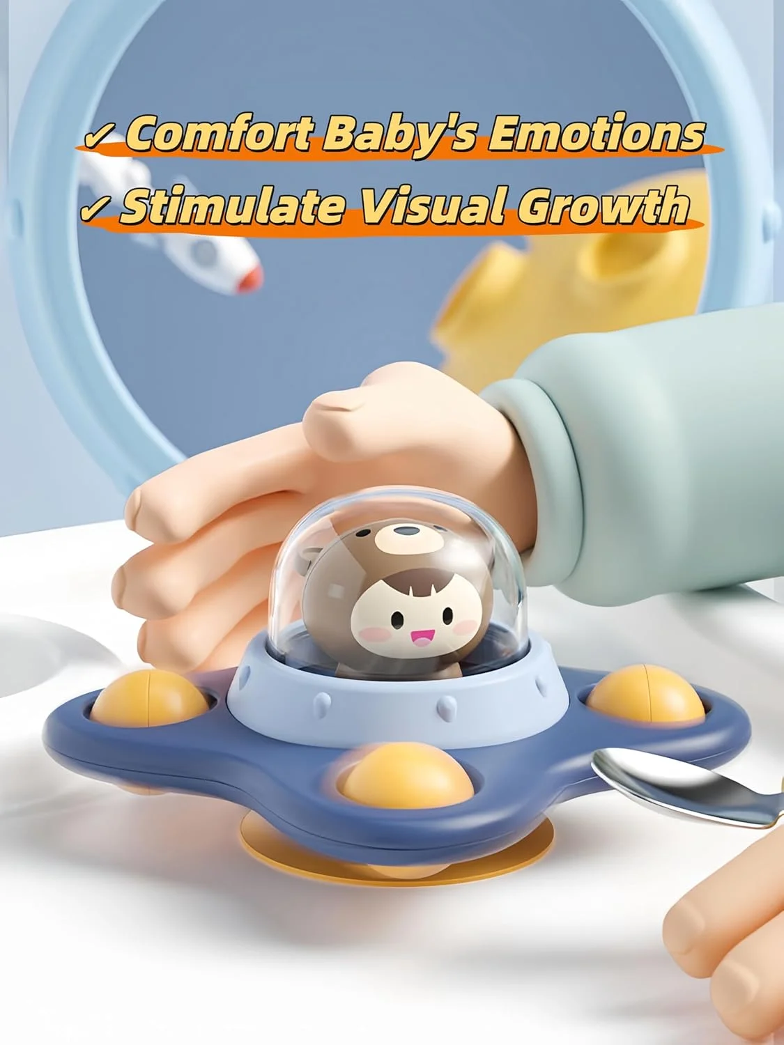 اسباب بازی های چرخشی فنجانی مکشی برای دختر و پسر، اسباب بازی های حمام کودک، اسباب بازی های حسی | اسباب بازی های چرخشی کارتونی حیوانات برای تخت نوزاد، کالسکه، ماشین، حمام | اسباب بازی رشدی برای نوزادان، کودکان نوپا و بچه ها (بسته B) اسباب بازی های چرخشی فنجانی مکشی برای دختر و پسر، اسباب بازی های حمام کودک، اسباب بازی های حسی | اسباب بازی های چرخشی کارتونی حیوانات برای تخت نوزاد، کالسکه، ماشین، حمام | اسباب بازی رشدی برای نوزادان، کودکان نوپا و بچه ها (بسته B)