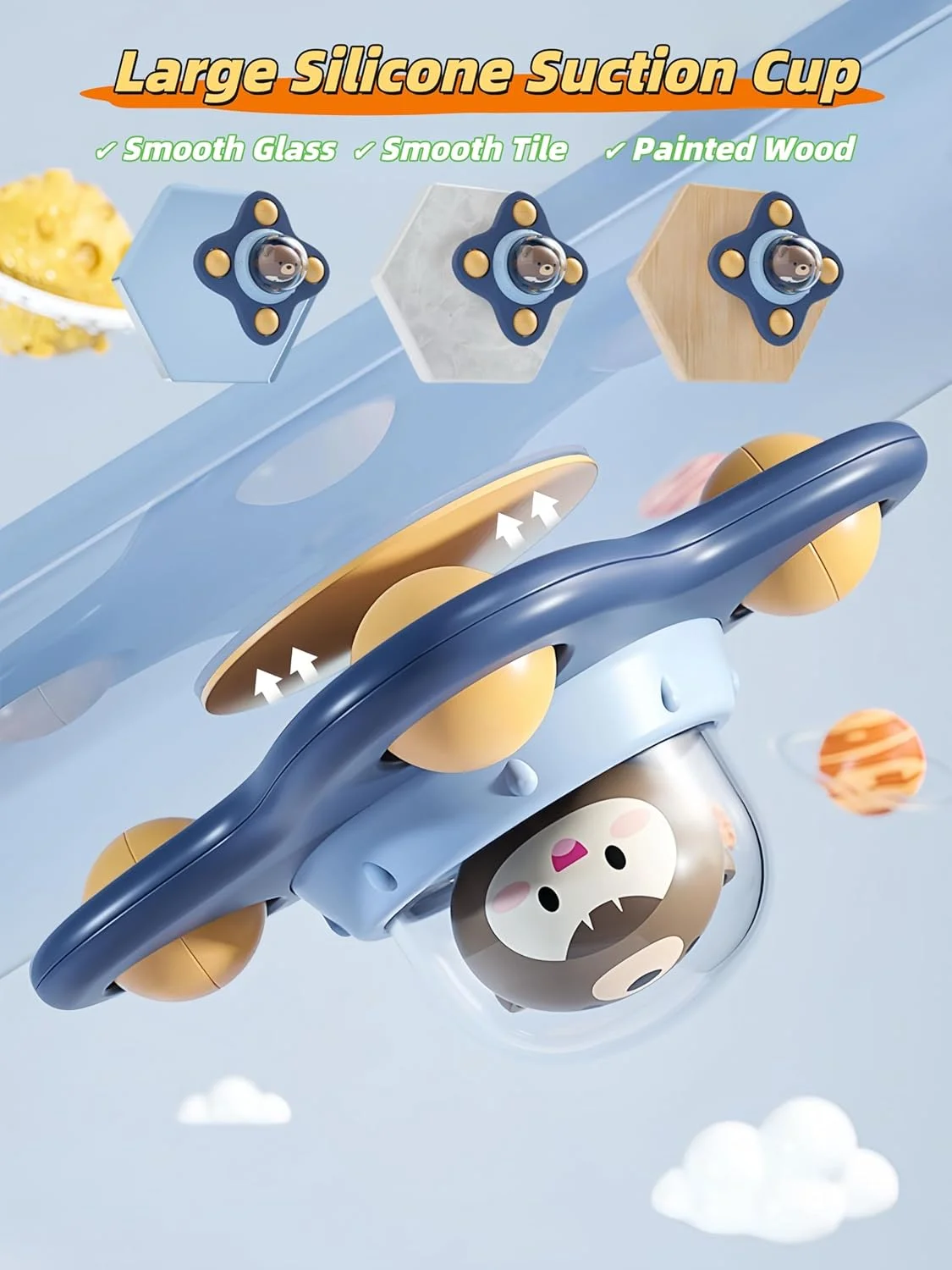 اسباب بازی های چرخشی فنجانی مکشی برای دختر و پسر، اسباب بازی های حمام کودک، اسباب بازی های حسی | اسباب بازی های چرخشی کارتونی حیوانات برای تخت نوزاد، کالسکه، ماشین، حمام | اسباب بازی رشدی برای نوزادان، کودکان نوپا و بچه ها (بسته B) اسباب بازی های چرخشی فنجانی مکشی برای دختر و پسر، اسباب بازی های حمام کودک، اسباب بازی های حسی | اسباب بازی های چرخشی کارتونی حیوانات برای تخت نوزاد، کالسکه، ماشین، حمام | اسباب بازی رشدی برای نوزادان، کودکان نوپا و بچه ها (بسته B)