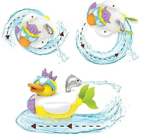 اسباب بازی حمام اردک جت پری دریایی یوکیدو با آبپاش قدرتمند - توسعه حسی و سرگرمی در زمان حمام برای کودکان - اسباب بازی حمام با باتری و 15 قطعه - 2 سال به بالا اسباب بازی حمام اردک جت پری دریایی یوکیدو با آبپاش قدرتمند - توسعه حسی و سرگرمی در زمان حمام برای کودکان - اسباب بازی حمام با باتری و 15 قطعه - 2 سال به بالا