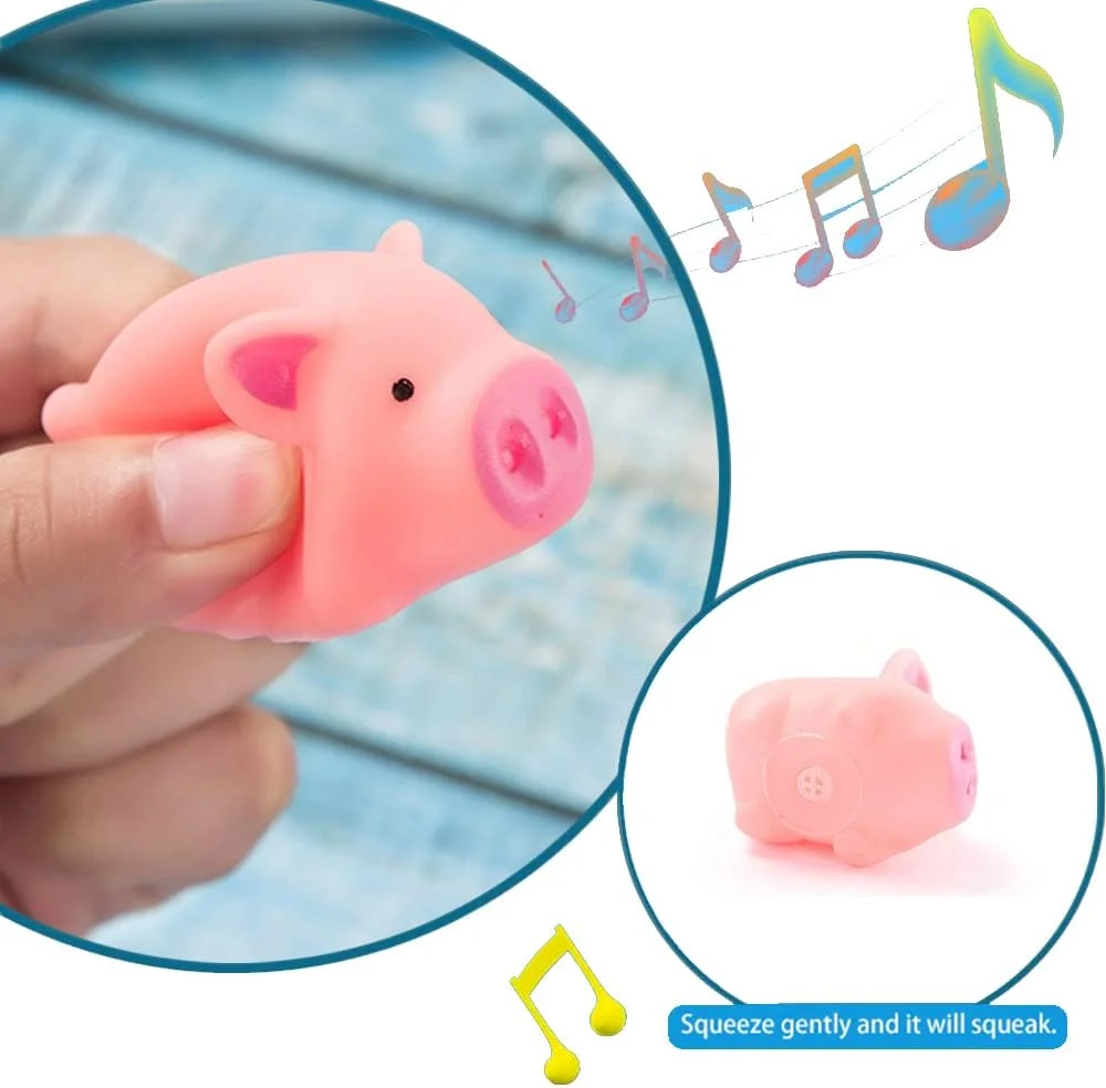 اسباب بازی حمام کودک YUERFEILA، 4 عدد خانواده خوک صورتی لاستیکی، اردک های شناور و جیغ دار، اسباب بازی های حمام و دوش برای کودکان نوپا، پسران و دختران اسباب بازی حمام کودک YUERFEILA، 4 عدد خانواده خوک صورتی لاستیکی، اردک های شناور و جیغ دار، اسباب بازی های حمام و دوش برای کودکان نوپا، پسران و دختران