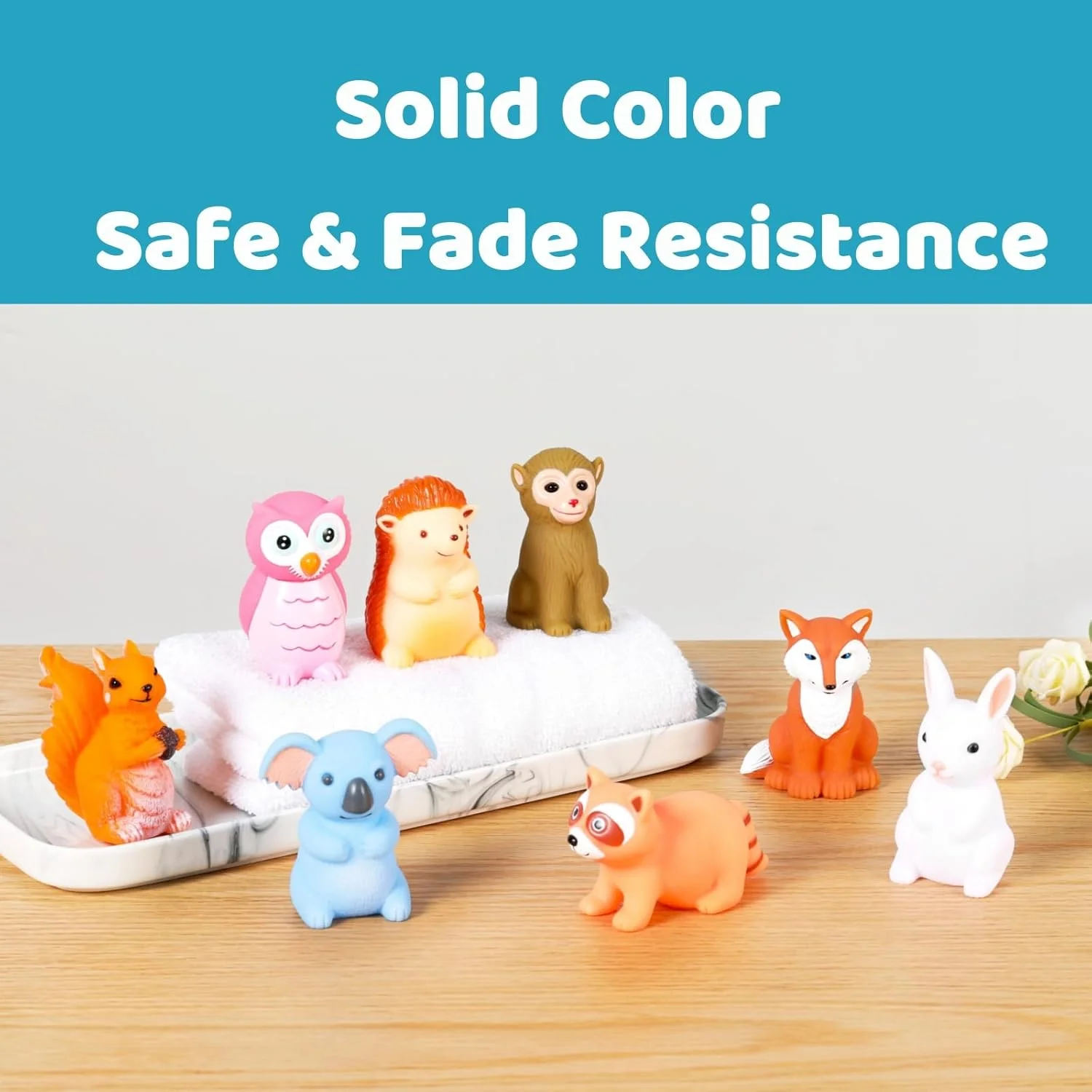 مجموعه اسباب بازی حمام حیوانات ۸ عددی XY-WQ