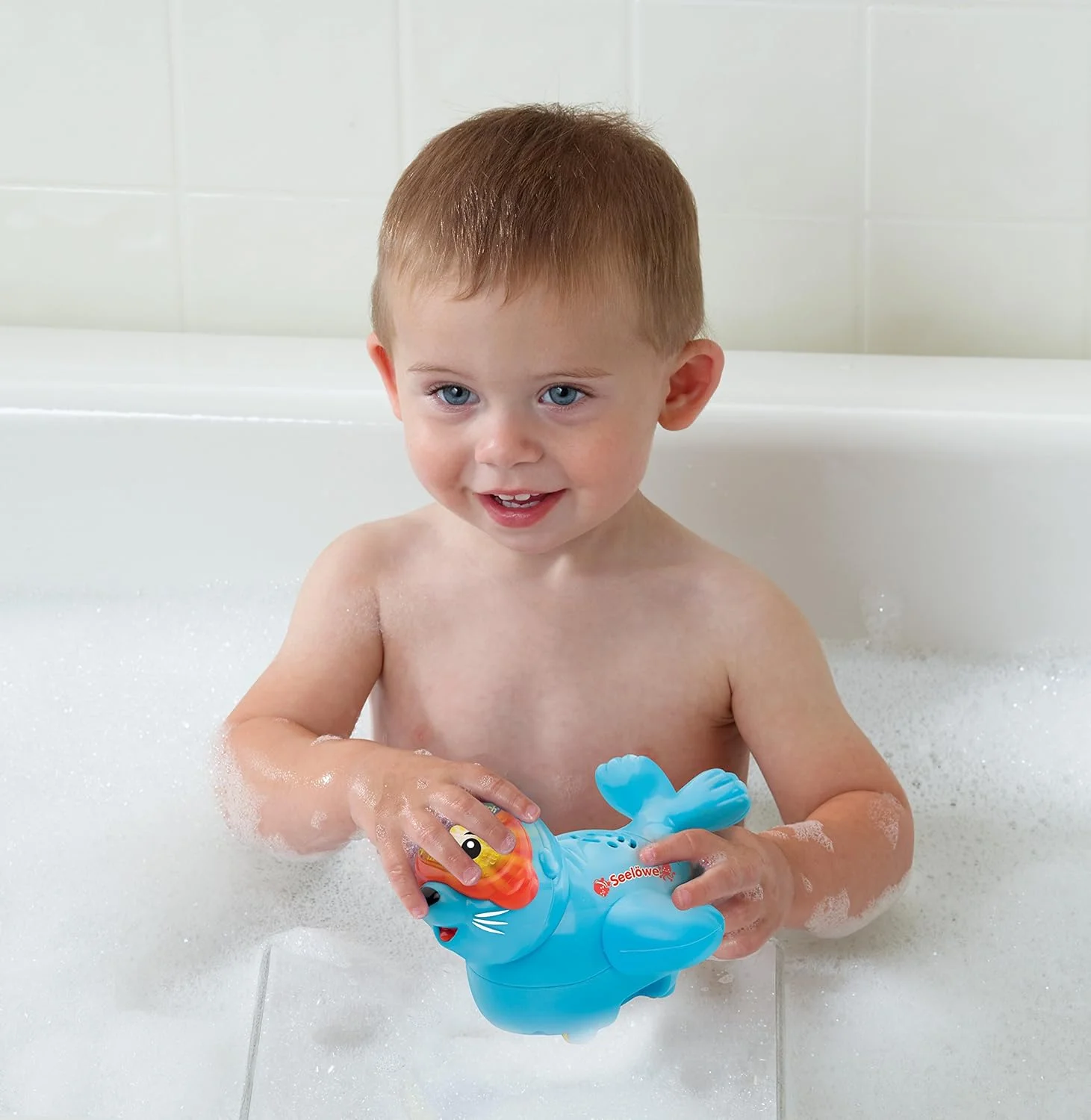 اسباب بازی وی تک کودک 80-187404، دنیای حمام توت، شیر دریایی، آبی