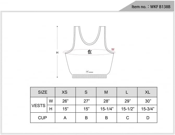 محافظ سینه کاراته واکوکو مورد تایید WKF مخصوص مسابقات بانوان محافظ سینه کاراته واکوکو مورد تایید WKF مخصوص مسابقات بانوان