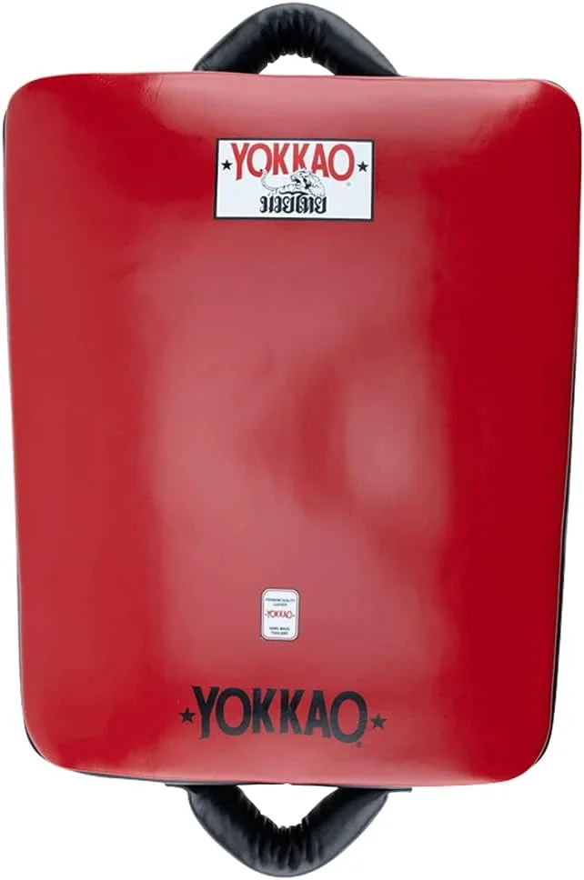 محافظ ساق پا یوکائو مدل LOW KICK مشکی قرمز