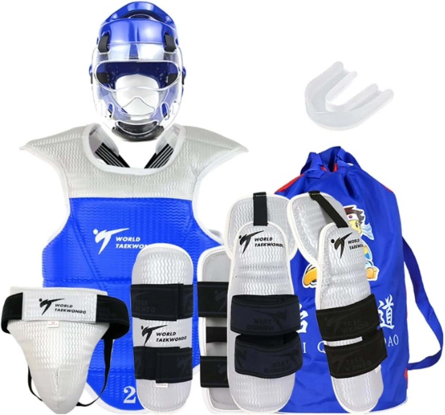 ست محافظ تکواندو 9 تکه شامل محافظ سر، سینه، بازو و محافظ فاق برای کودکان، نوجوانان و بزرگسالان مناسب تمرین تکواندو، کاراته و MMA ست محافظ تکواندو 9 تکه شامل محافظ سر، سینه، بازو و محافظ فاق برای کودکان، نوجوانان و بزرگسالان مناسب تمرین تکواندو، کاراته و MMA