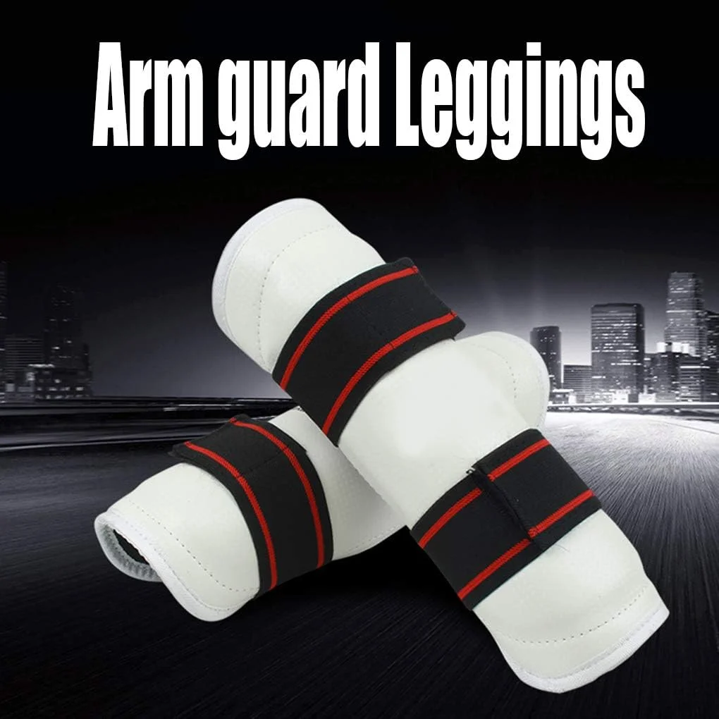 ست کامل محافظ بدن برای تمرینات رزمی، تکواندو، فیتنس، بوکس، کاراته، تنفس پذیر و راحت، تجهیزات محافظ ساندا، XL