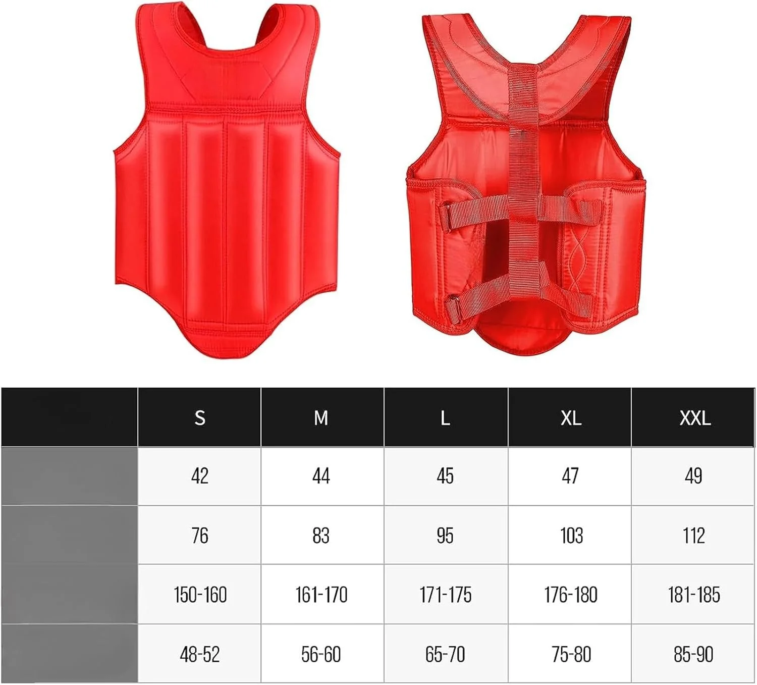 محافظ سینه هنرهای رزمی موی تای و بوکس فروشگاه سفید (رنگ: L)