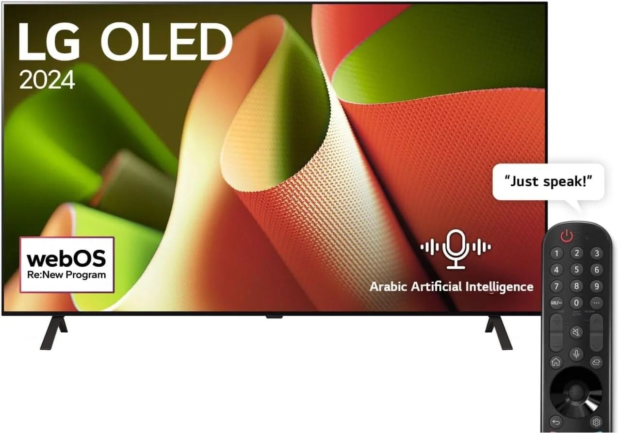 باندل تلویزیون 77 اینچ LG OLED77B46LA + ساندبار LG S75TR با Dolby Atmos 5.1.1 کانال S75TR مشکی، تلویزیون هوشمند OLED 4K با AI ThinQ، ریموت جادویی، Dolby Vision، webOS24، 2024 سایز 77 اینچ مشکی