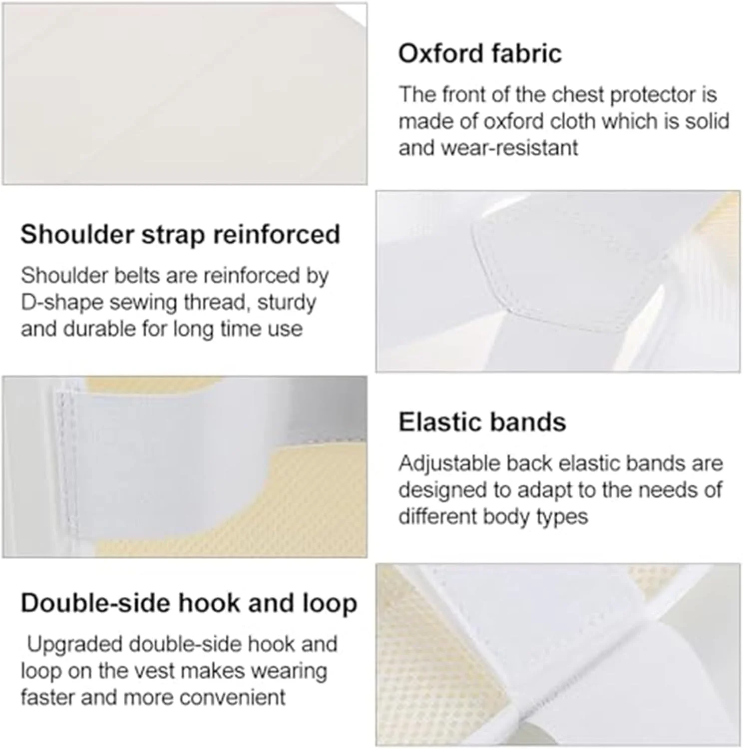 محافظ سینه ورزشی یونی‌سکس، محافظ سینه تکواندو کاراته، محافظ بدن بوکس، لوازم جانبی محافظ سینه کودک و بزرگسال مناسب مسابقات (سایز: M)