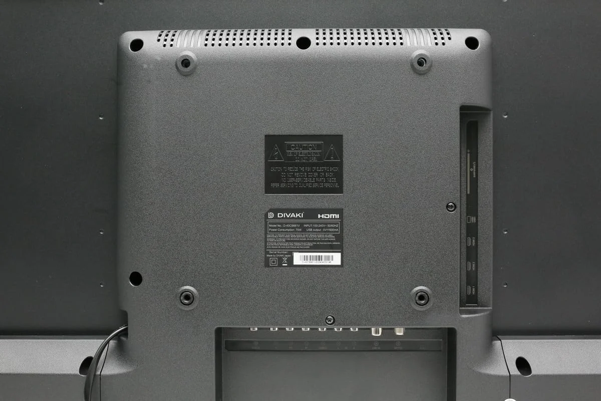 تلویزیون هوشمند ال ای دی 43 اینچ دیواکی با کیفیت FHD و سیستم عامل اندروید، نتفلیکس، یوتیوب، پرایم ویدیو، HDMI، USB مدل 43CS661V