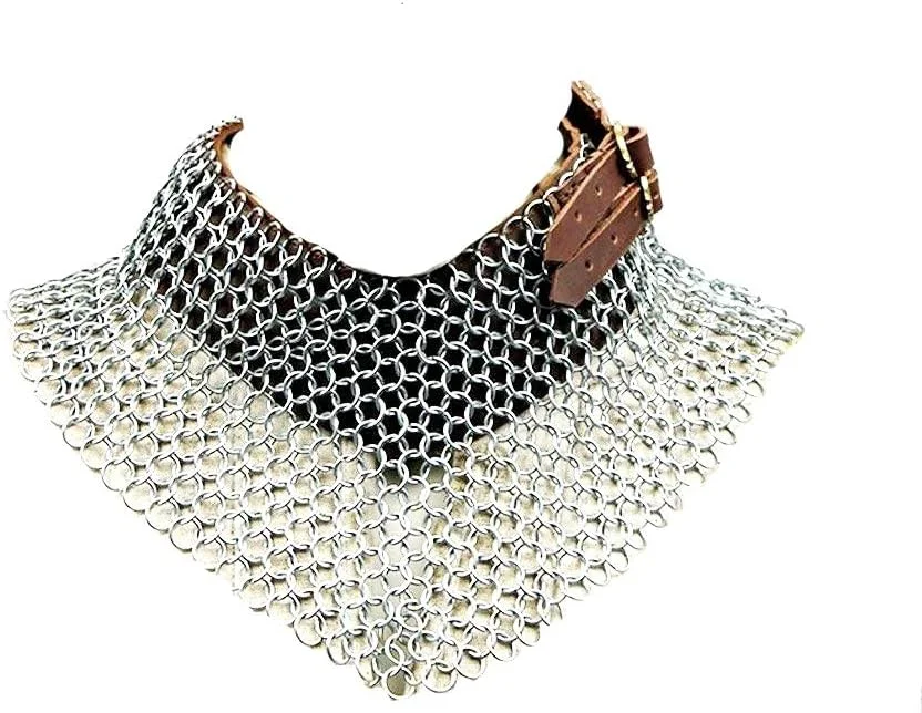 زره زنجیری قرون وسطایی مدل یقه اسقف