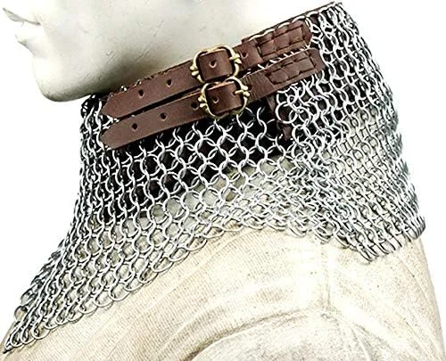 زره زنجیری قرون وسطایی مدل یقه اسقف